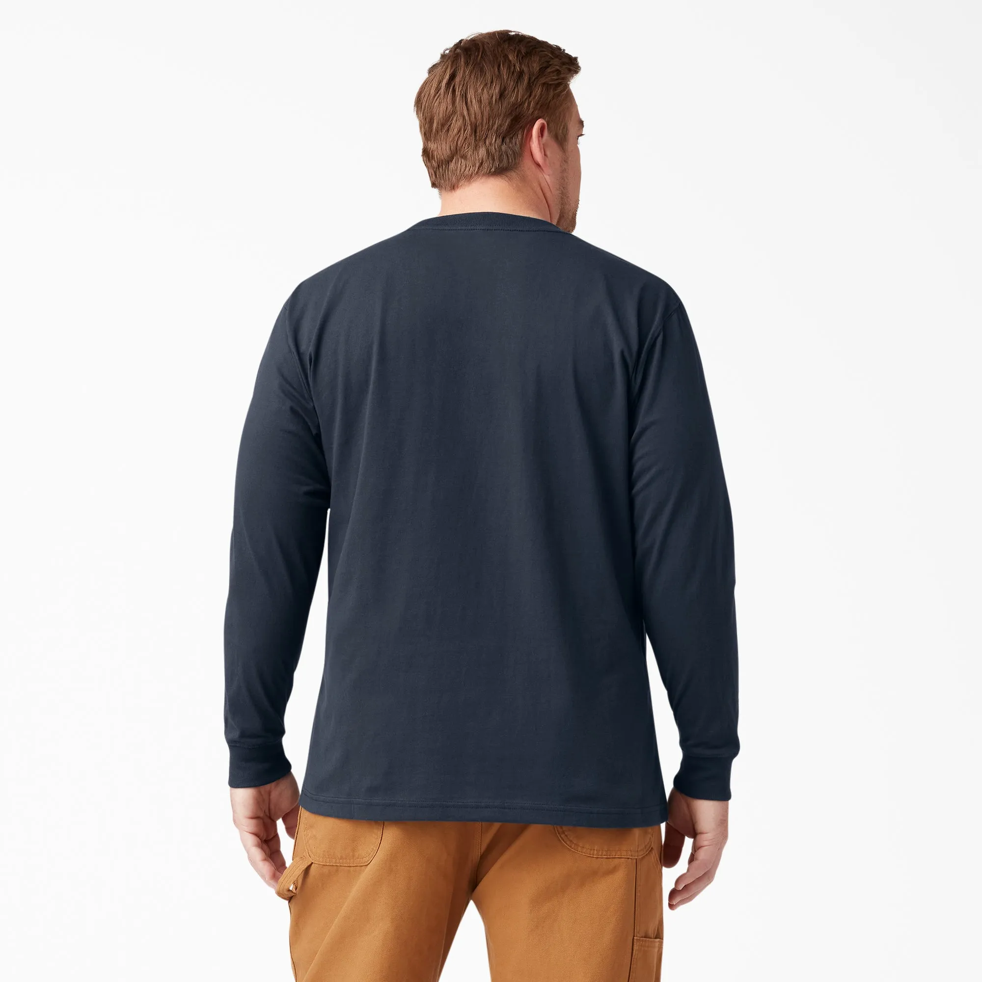 Dickies Men's Heavyweight Long Sleeve Crew Neck T-Shirt