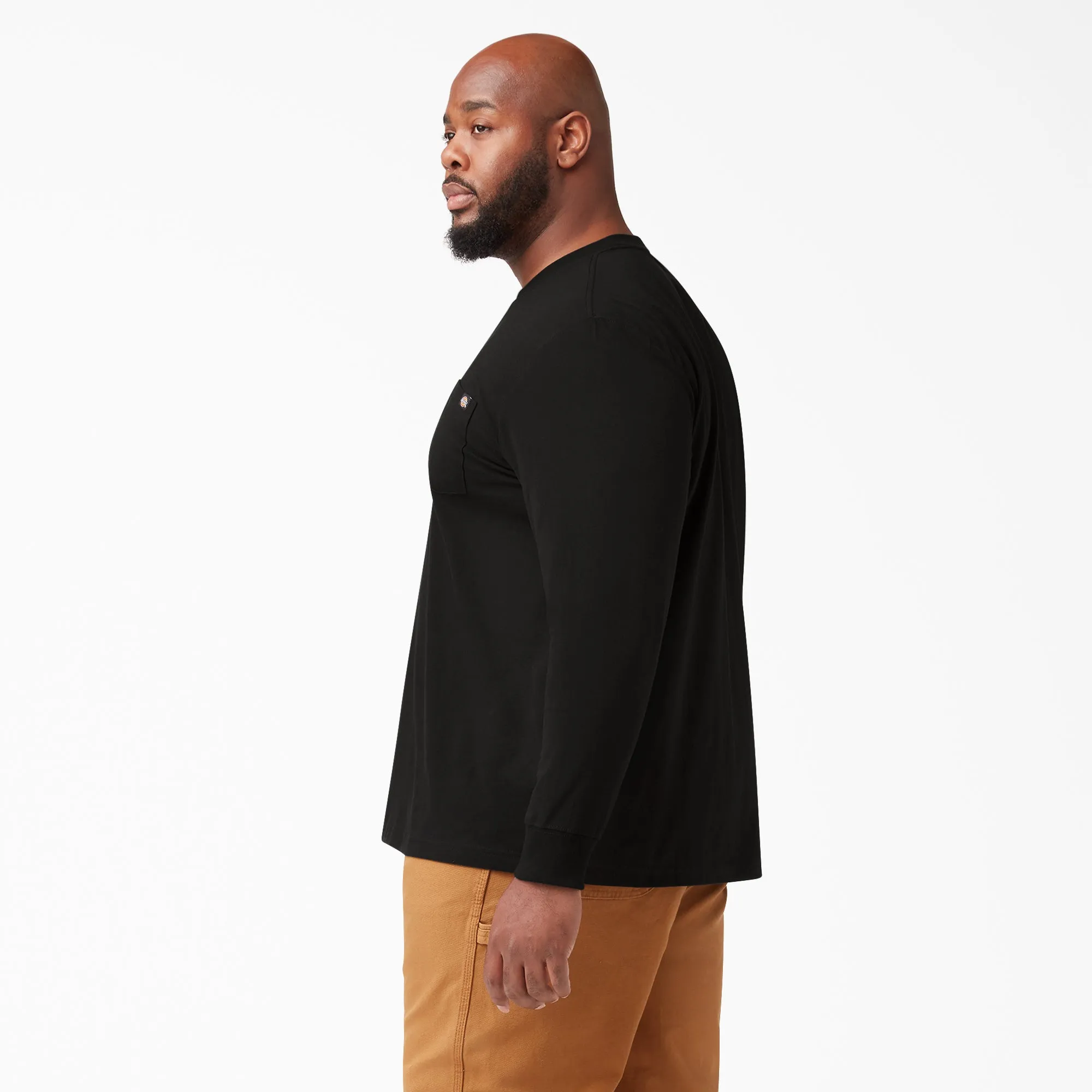Dickies Men's Heavyweight Long Sleeve Crew Neck T-Shirt