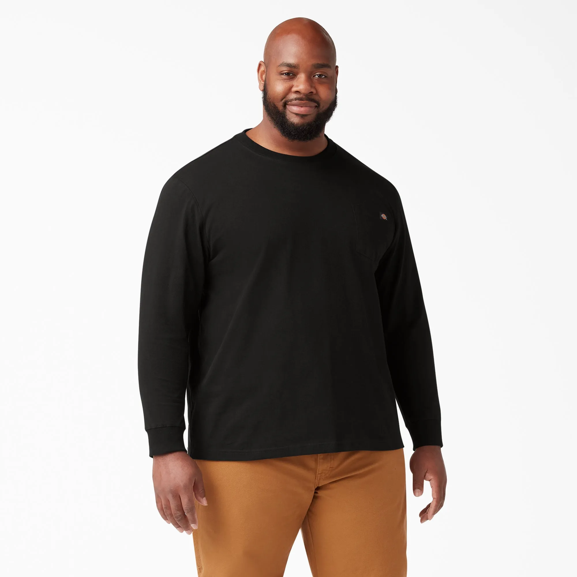 Dickies Men's Heavyweight Long Sleeve Crew Neck T-Shirt