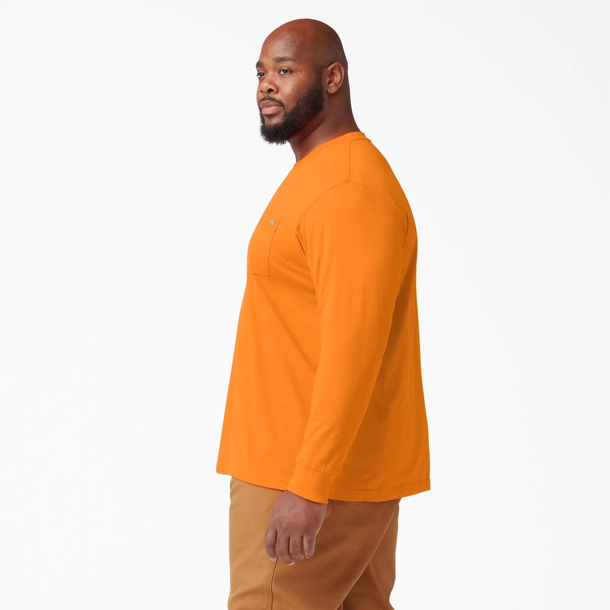 Dickies Men's Heavyweight Long Sleeve Crew Neck T-Shirt