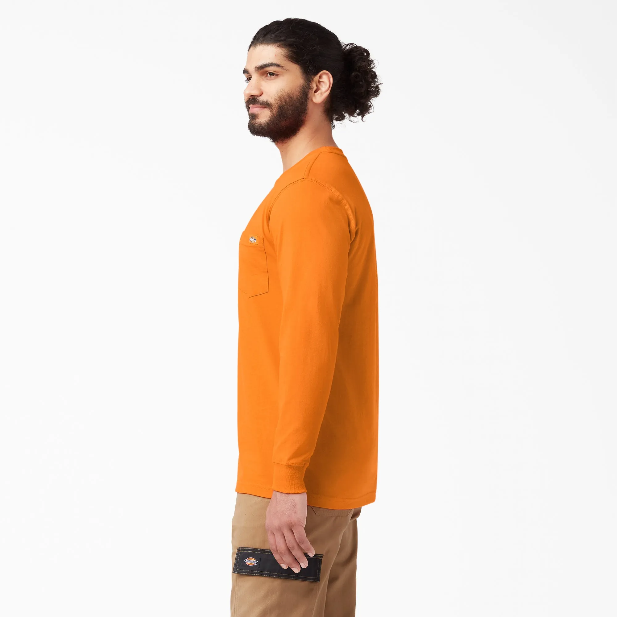 Dickies Men's Heavyweight Long Sleeve Crew Neck T-Shirt