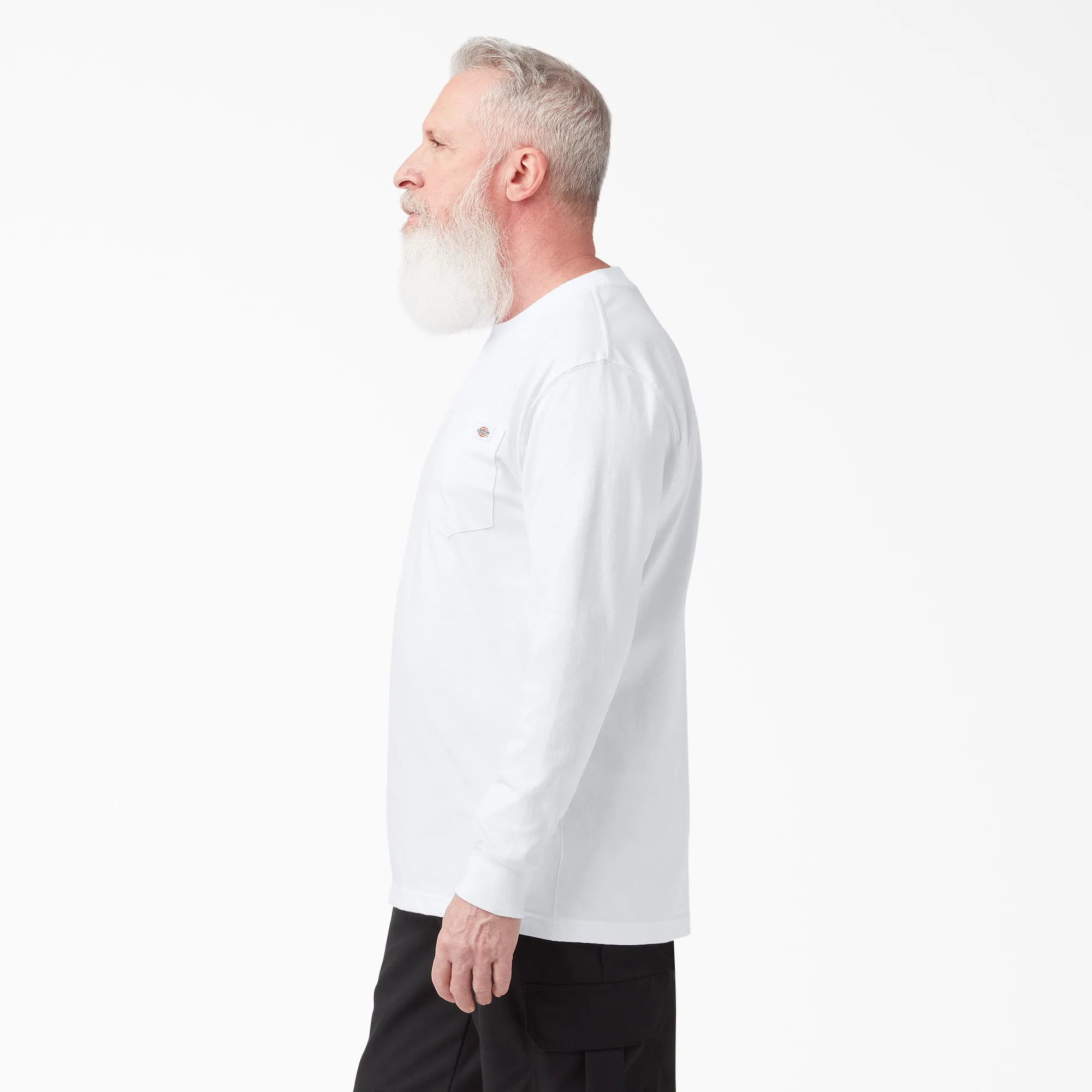 Dickies Men's Heavyweight Long Sleeve Crew Neck T-Shirt