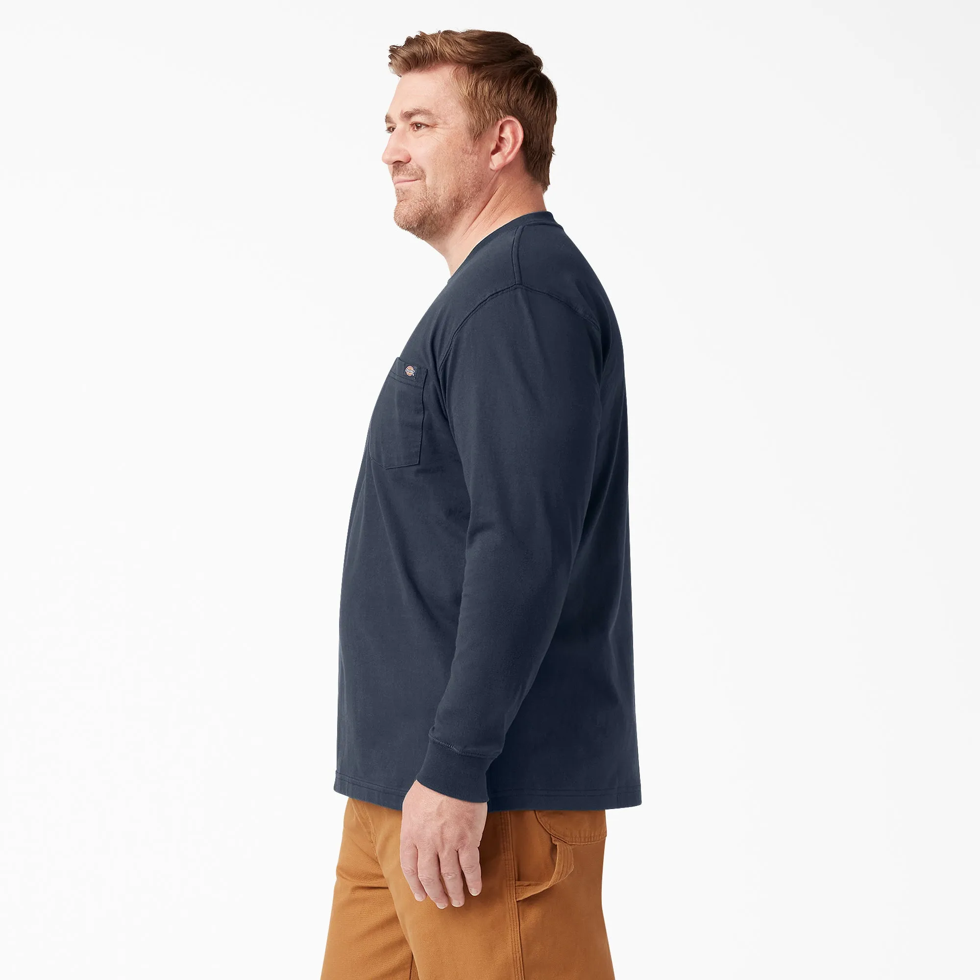 Dickies Men's Heavyweight Long Sleeve Crew Neck T-Shirt