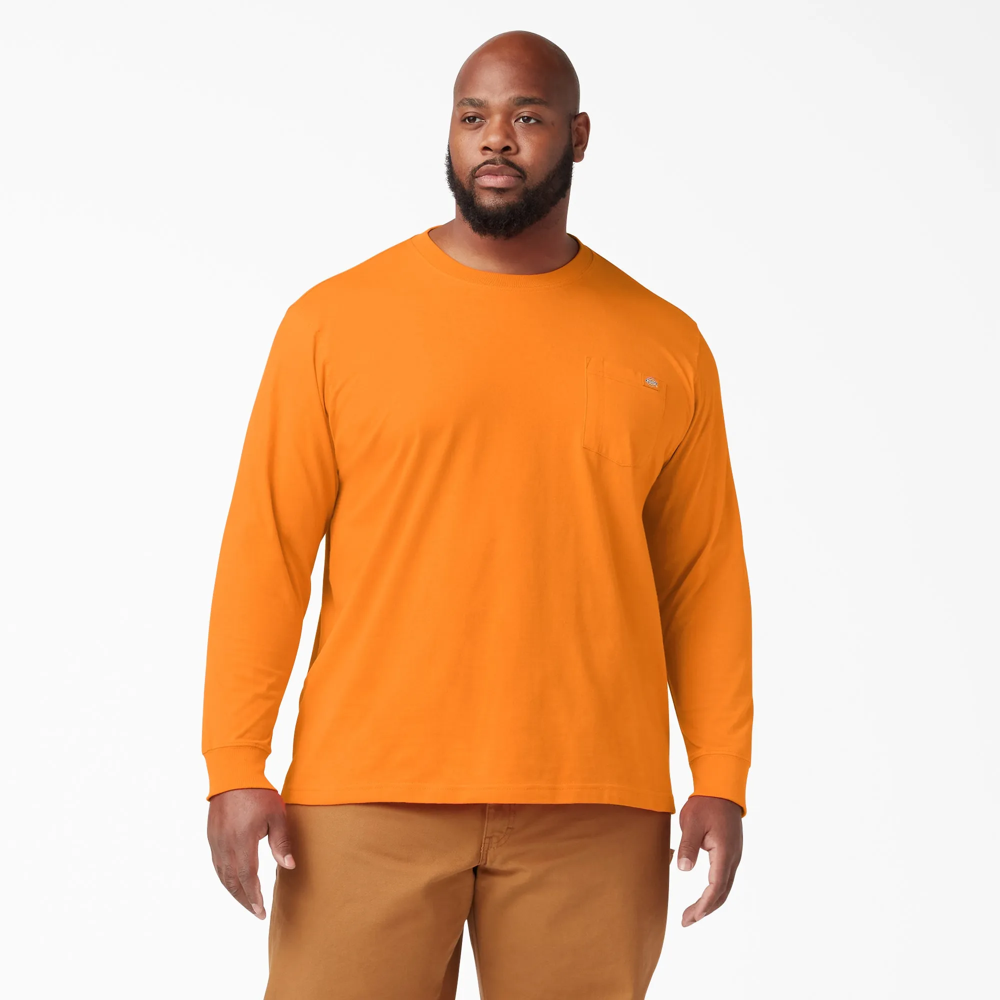 Dickies Men's Heavyweight Long Sleeve Crew Neck T-Shirt