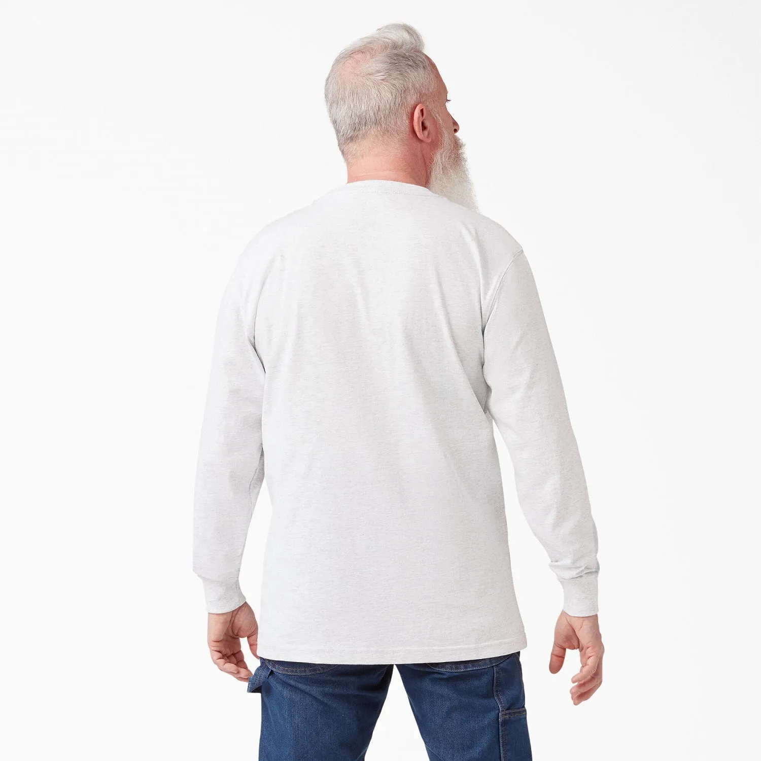 Dickies Men's Heavyweight Long Sleeve Crew Neck T-Shirt