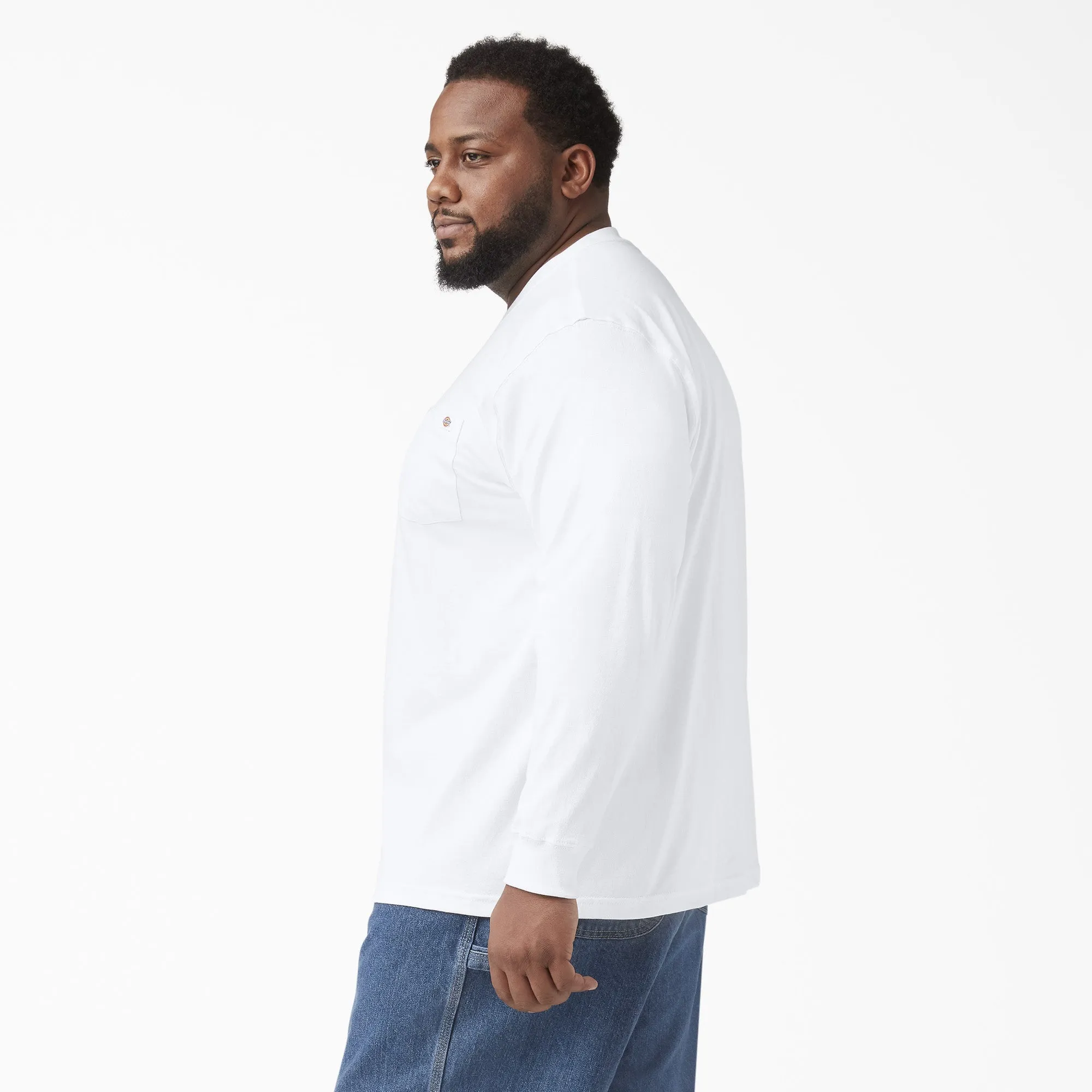 Dickies Men's Heavyweight Long Sleeve Crew Neck T-Shirt