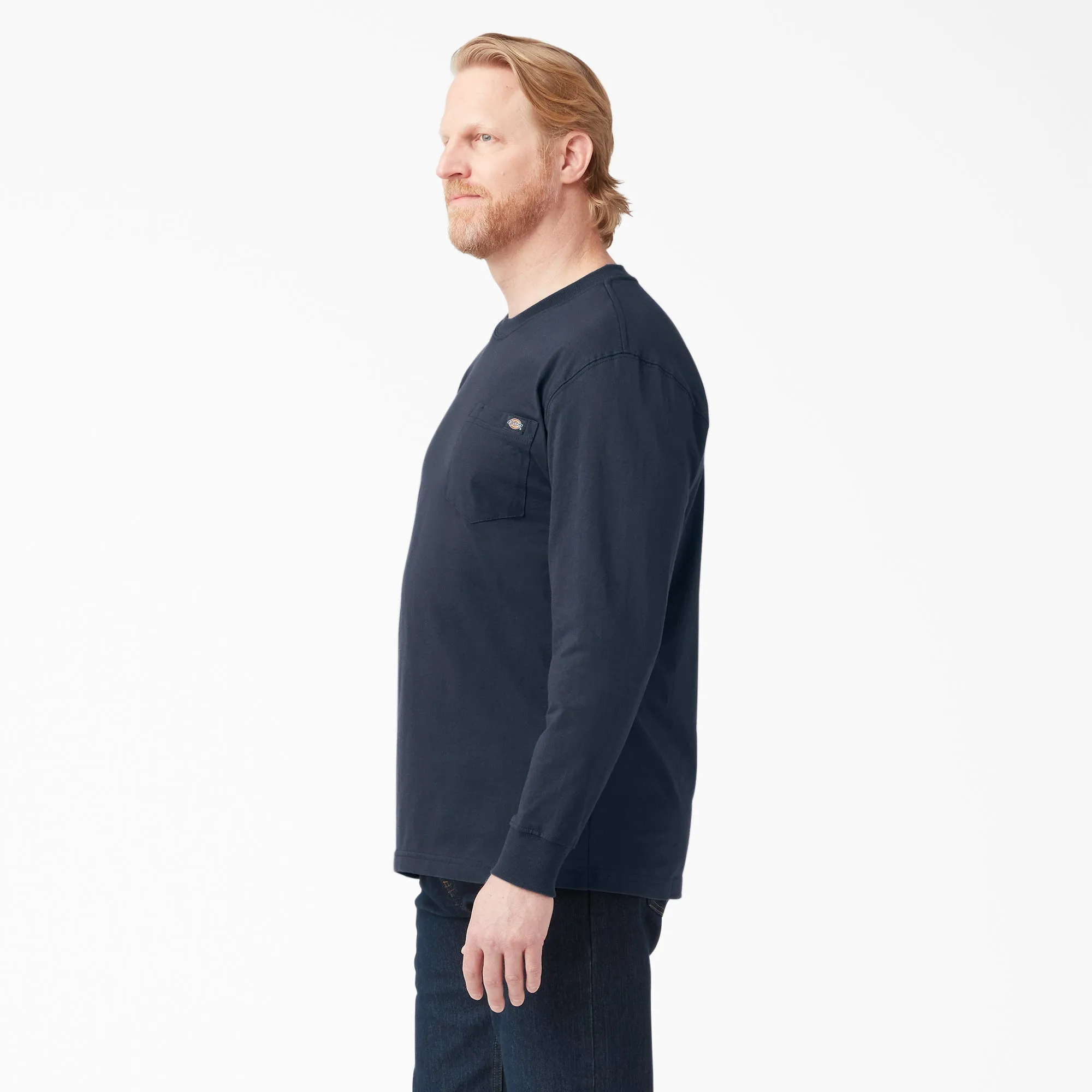 Dickies Men's Heavyweight Long Sleeve Crew Neck T-Shirt