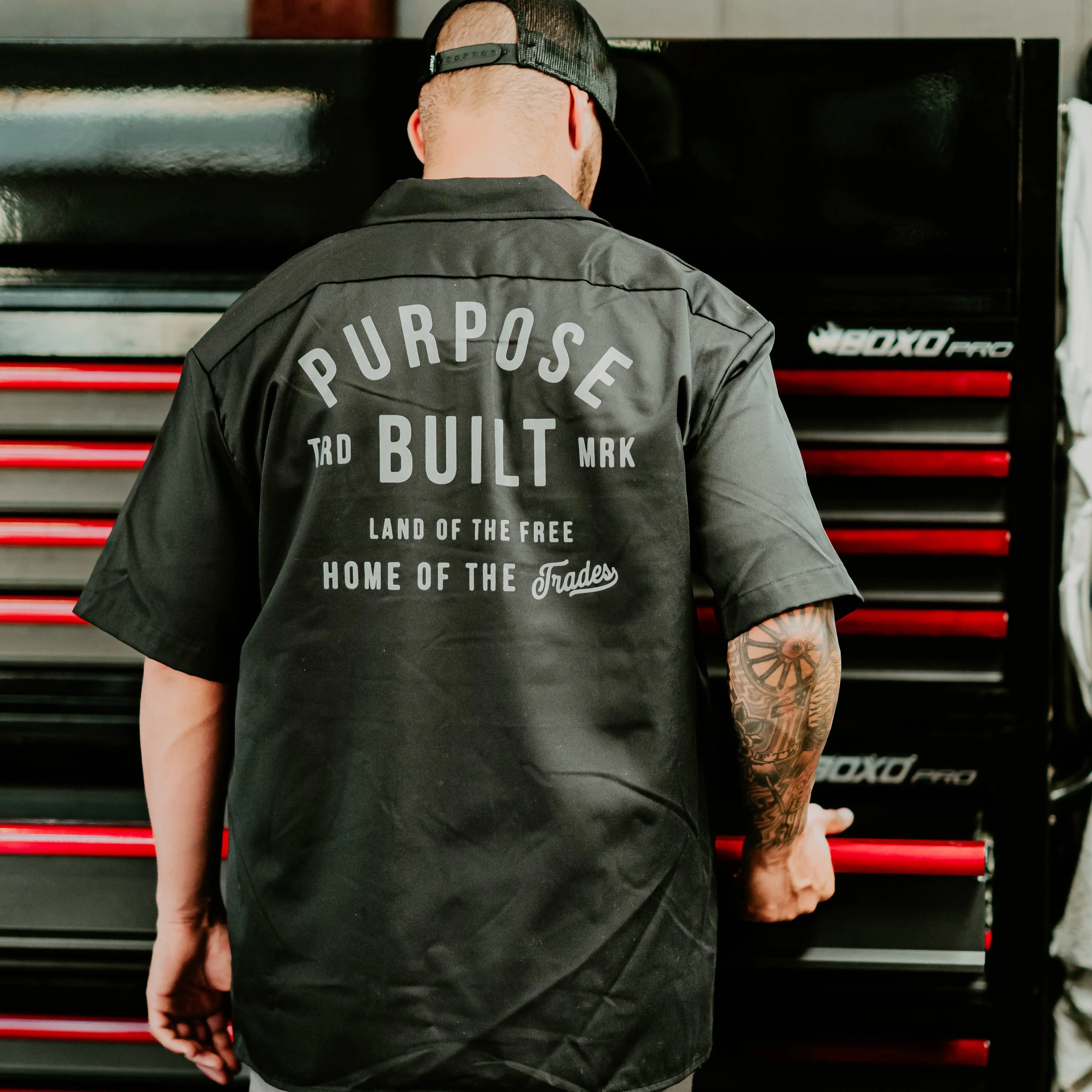 Dickies X PB:  Trademark Work Shirt, Black