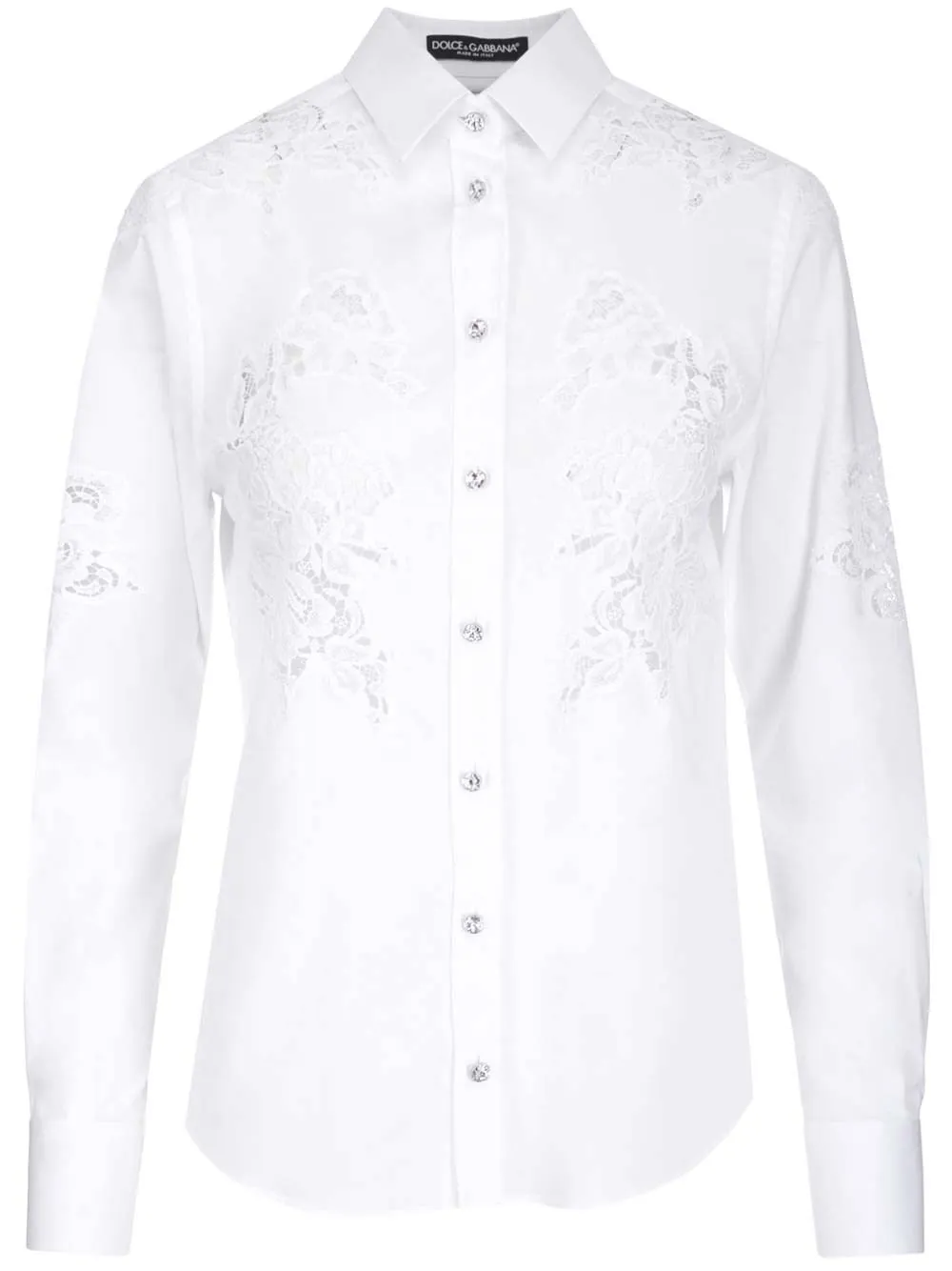 Dolce & Gabbana Lace Detailed Shirt
