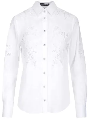 Dolce & Gabbana Lace Detailed Shirt