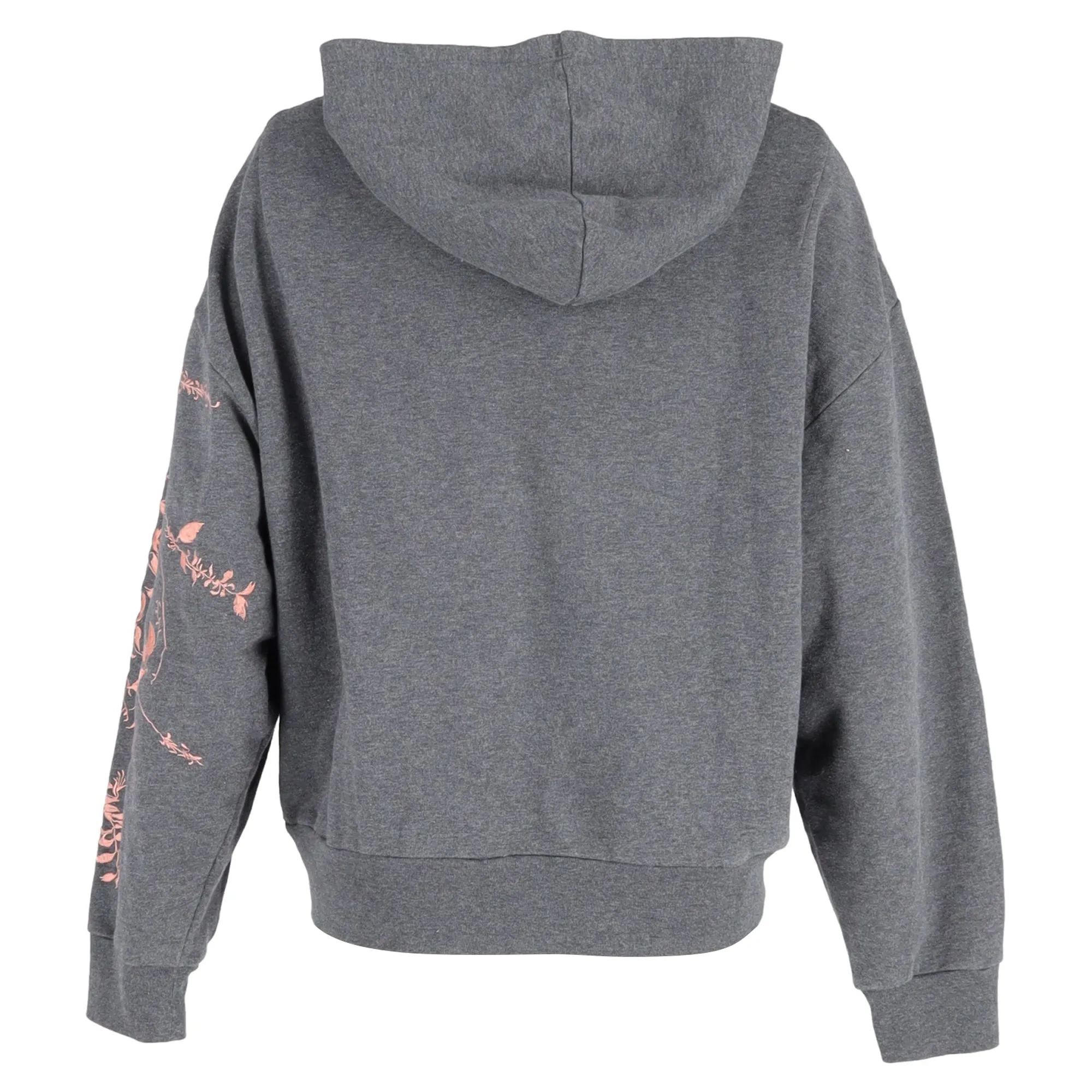 Dries Van Noten Harlee Embroidered-Jersey Hoodie In Grey Cotton