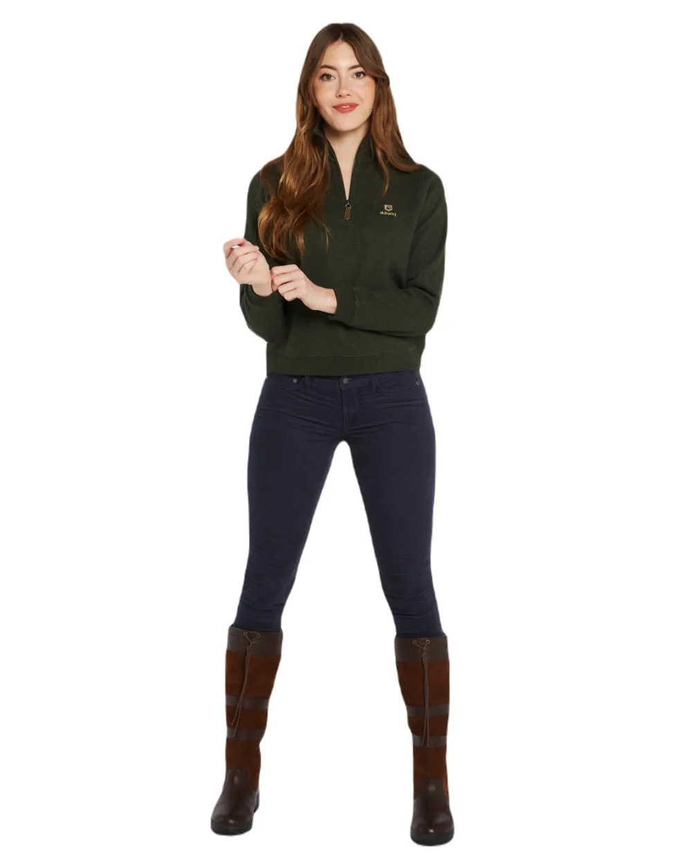 Dubarry Womens Castlemartyr Quarter Zip Sweatshirt