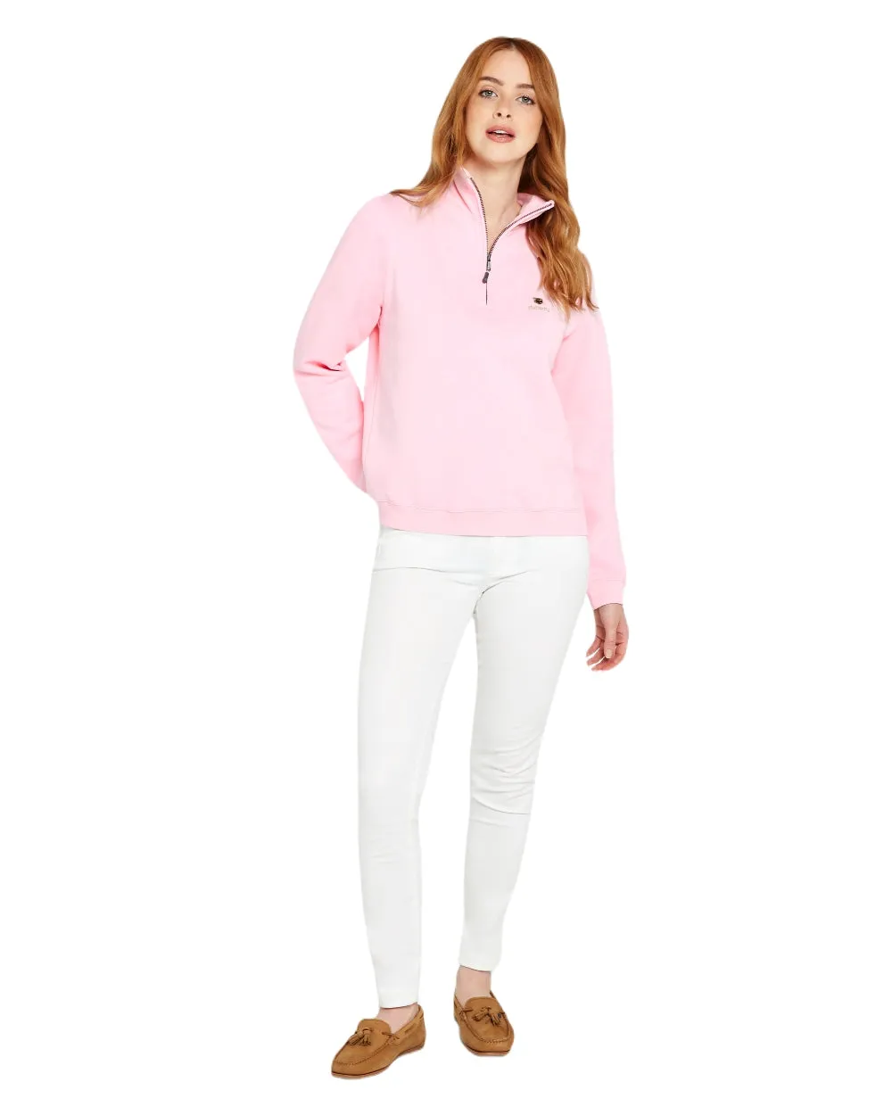 Dubarry Womens Castlemartyr Quarter Zip Sweatshirt