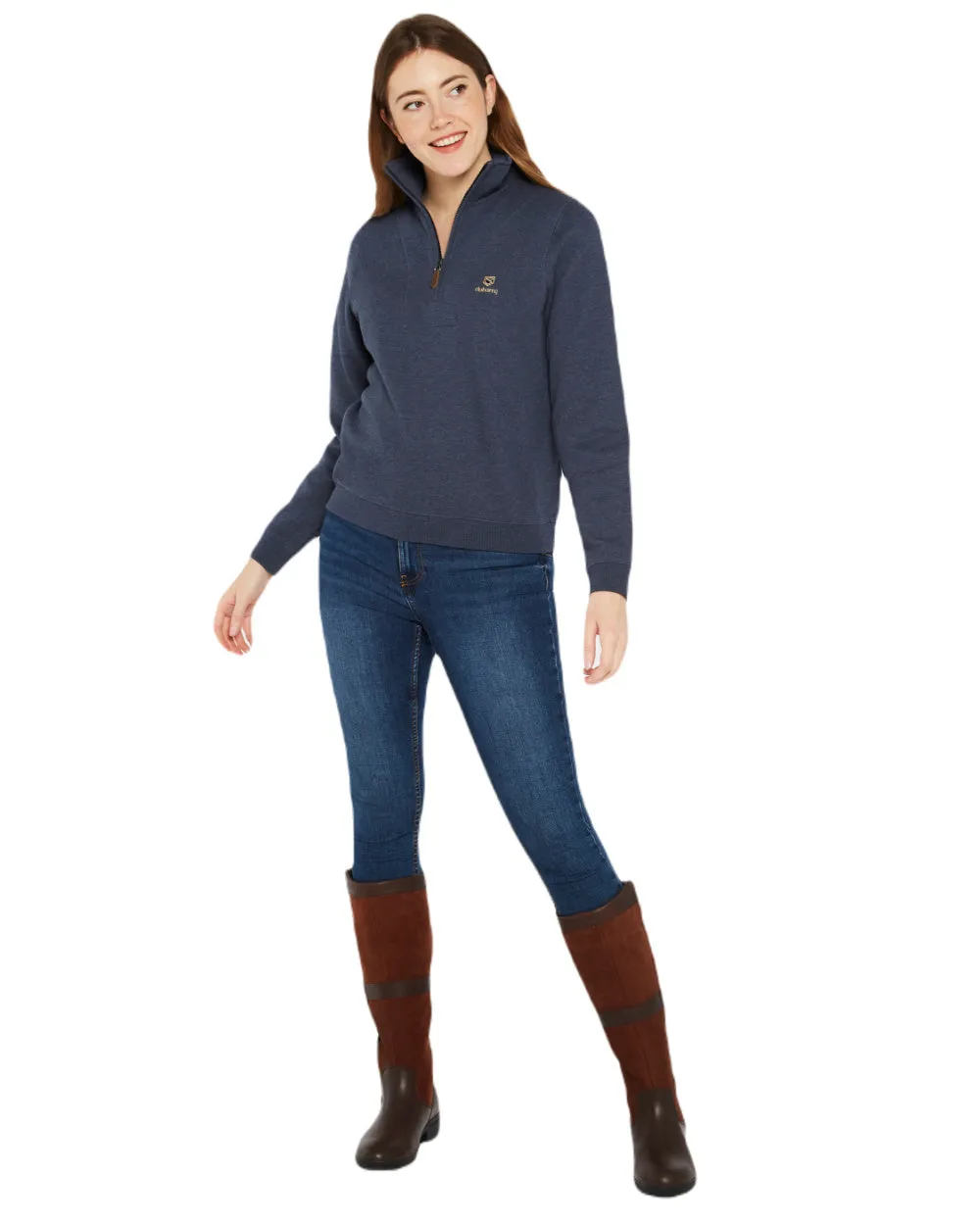 Dubarry Womens Castlemartyr Quarter Zip Sweatshirt