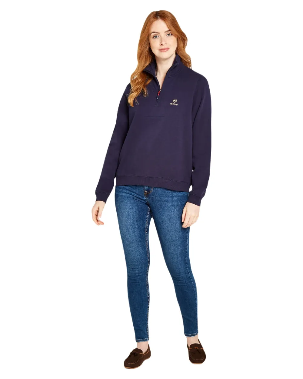 Dubarry Womens Castlemartyr Quarter Zip Sweatshirt
