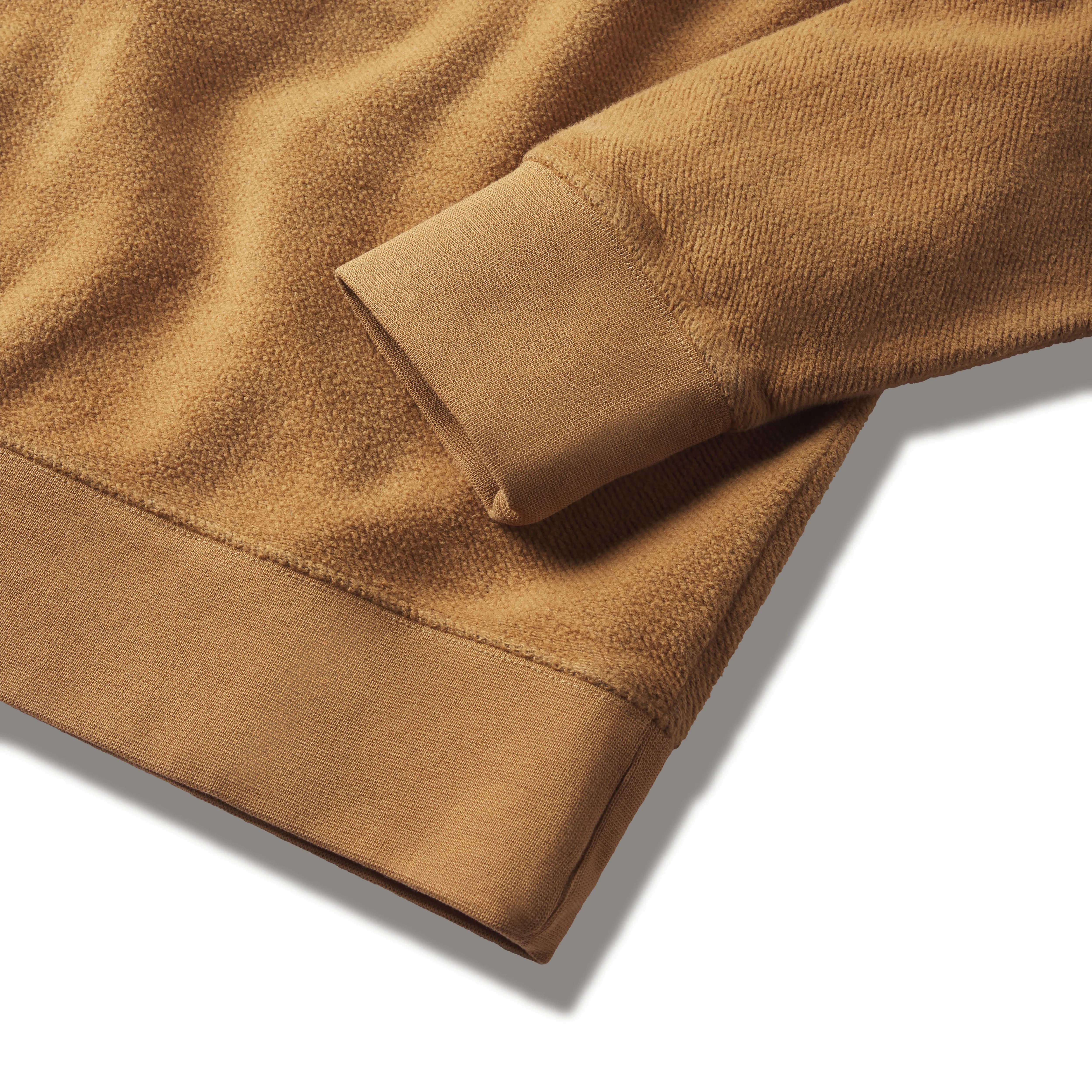 Dunlop Reverse 1/4 Zip - Tea Brown