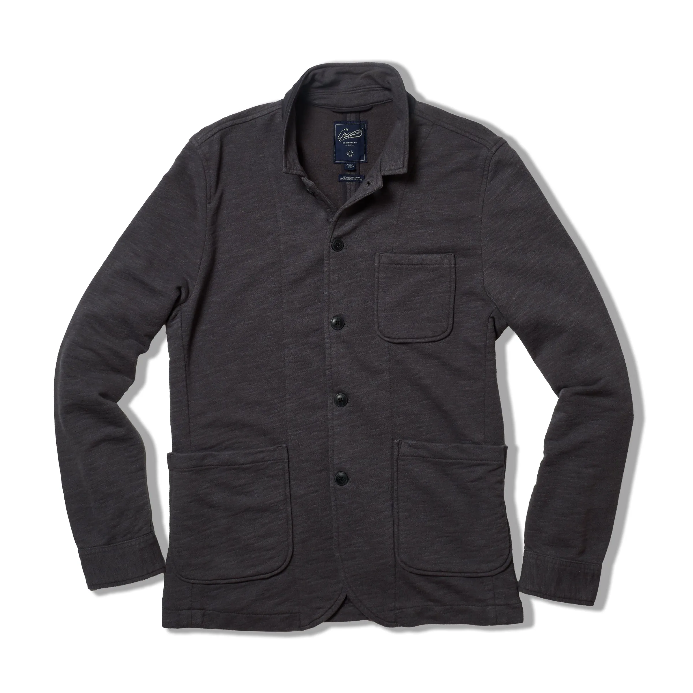 Dunlop Stand Up Collar Terry Blazer - Castlerock