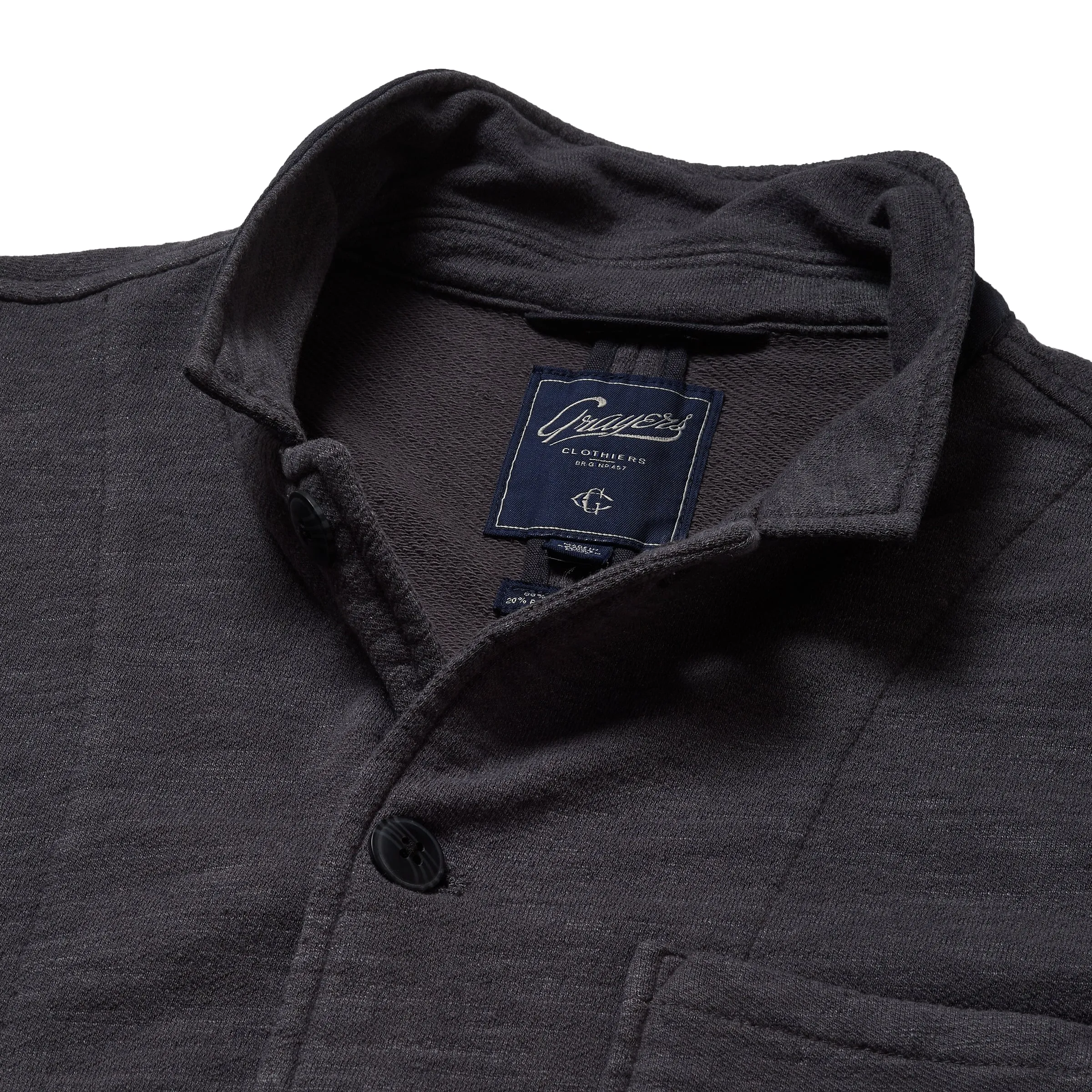 Dunlop Stand Up Collar Terry Blazer - Castlerock