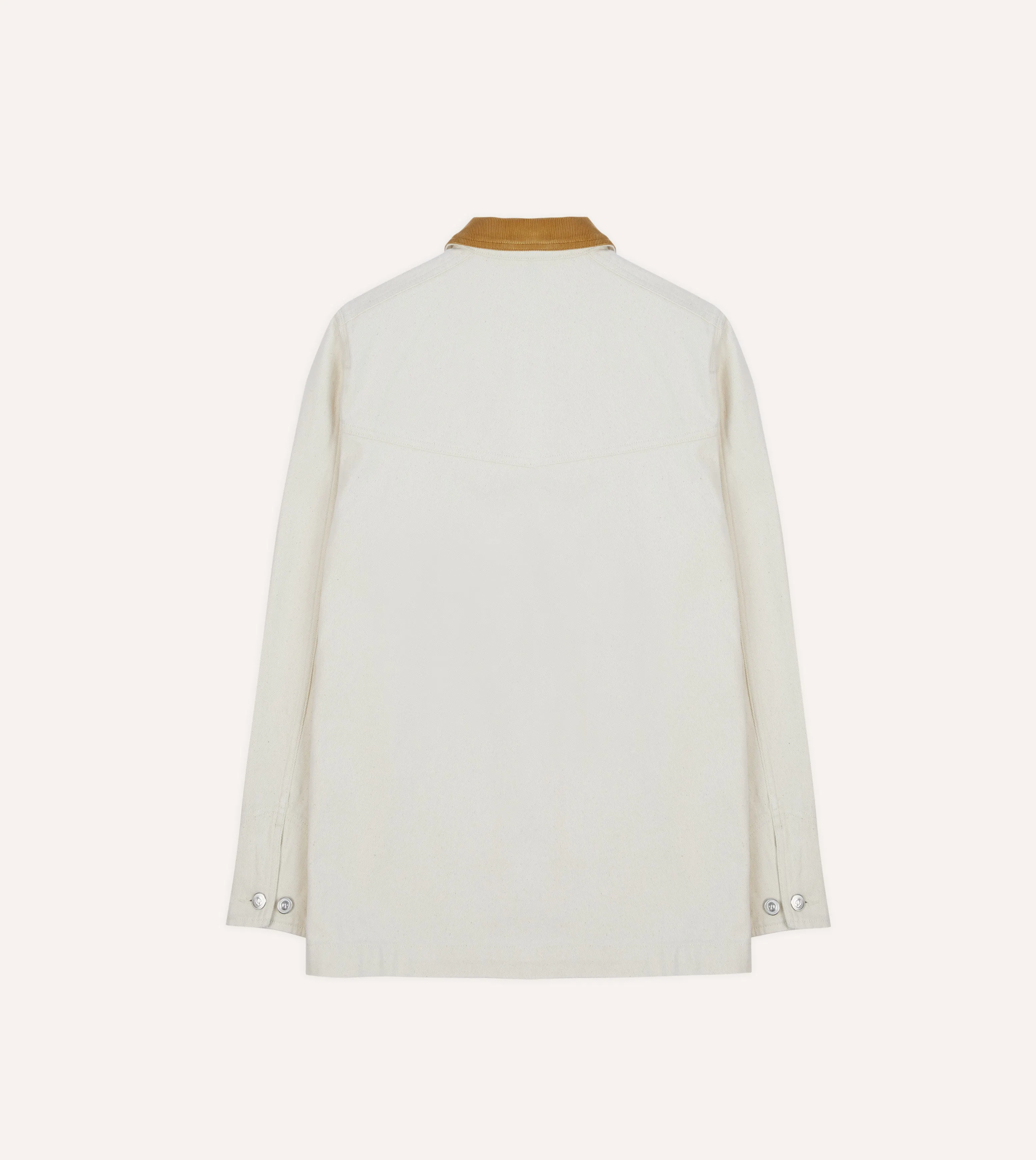 Ecru Denim Western Chore Jacket