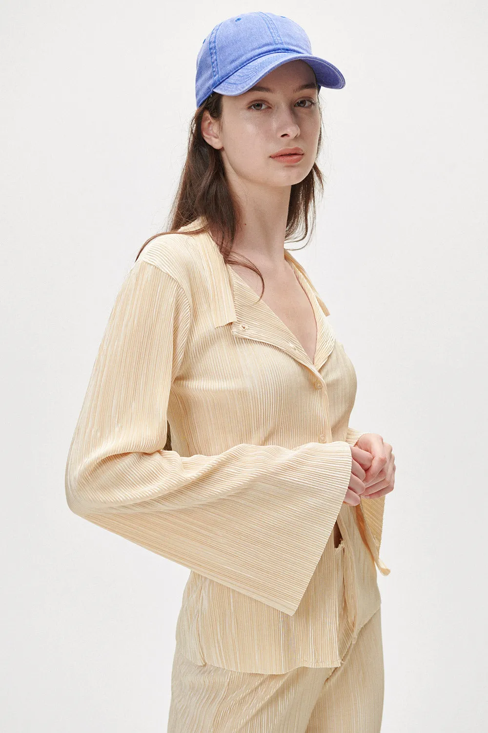 Elena Plisse Shirt