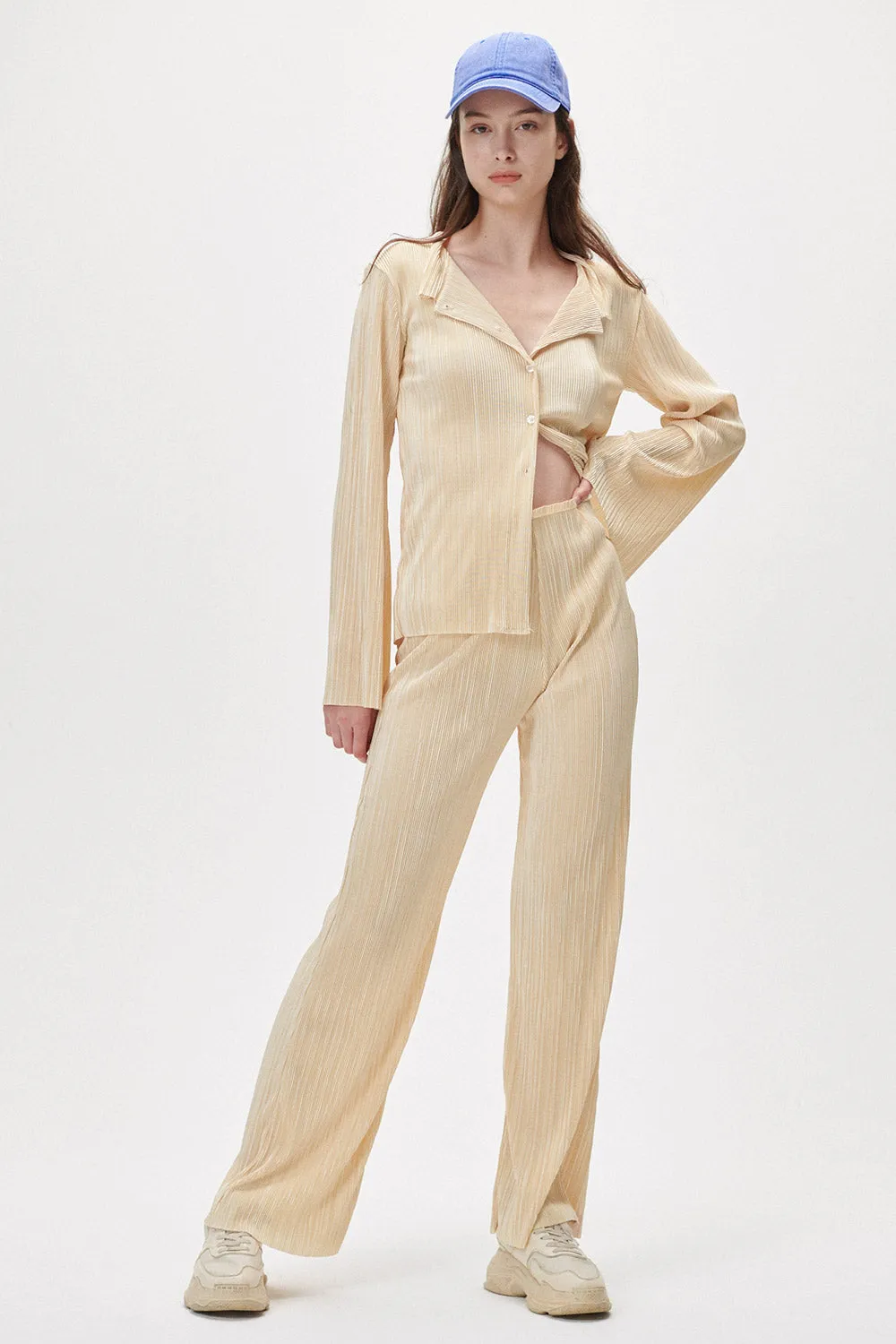 Elena Plisse Shirt