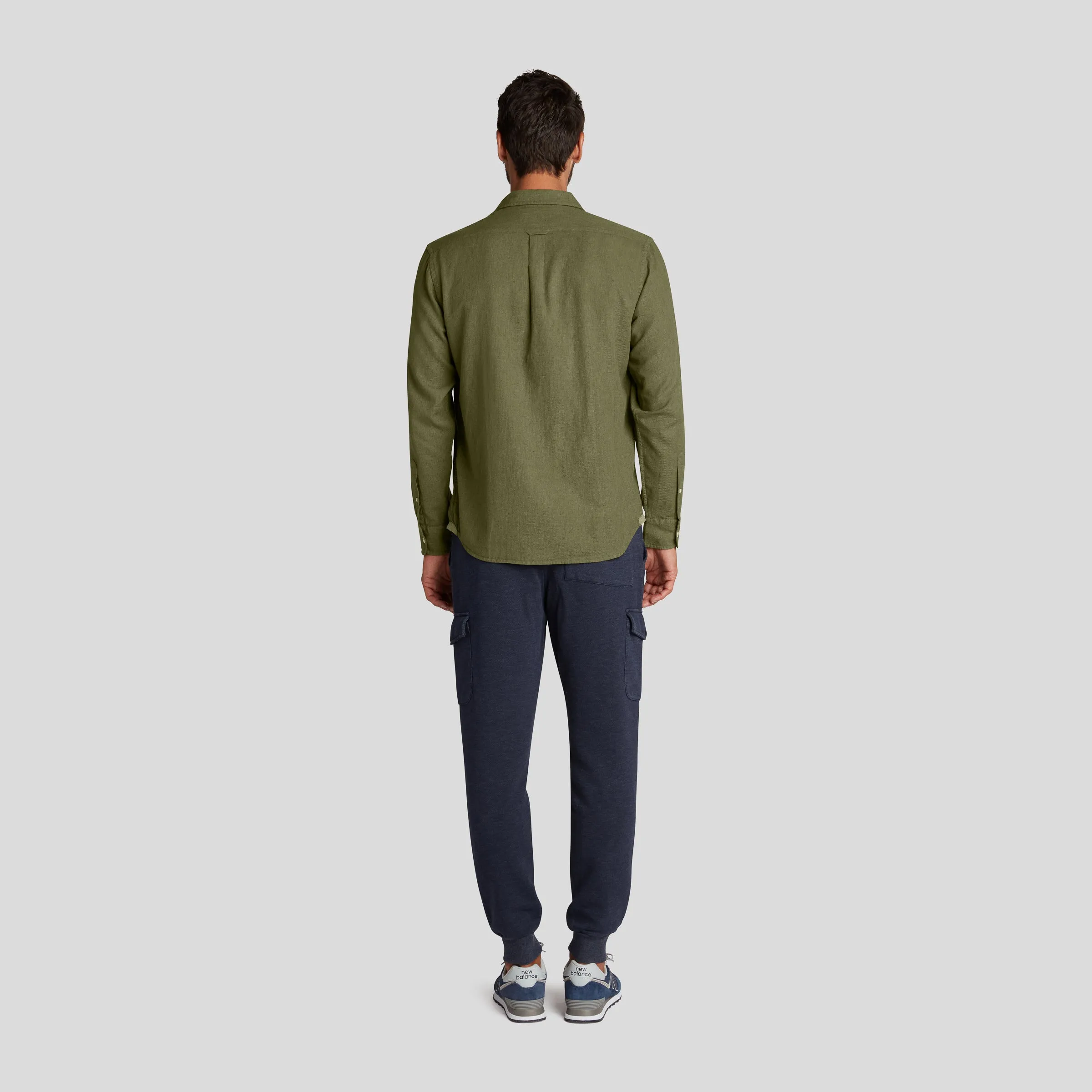 Everyday Textured Heather Dobby - Avocado (Final Sale)*