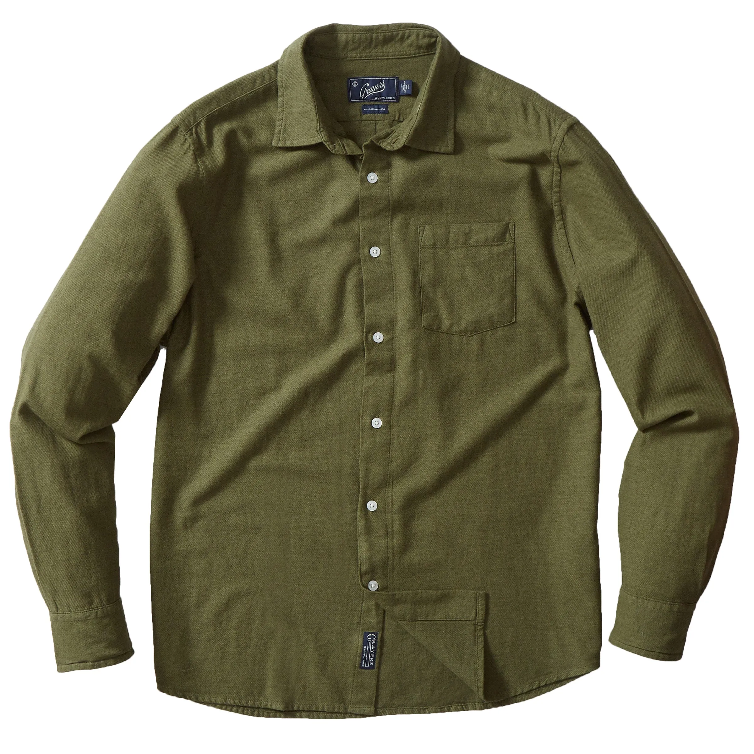 Everyday Textured Heather Dobby - Avocado (Final Sale)*