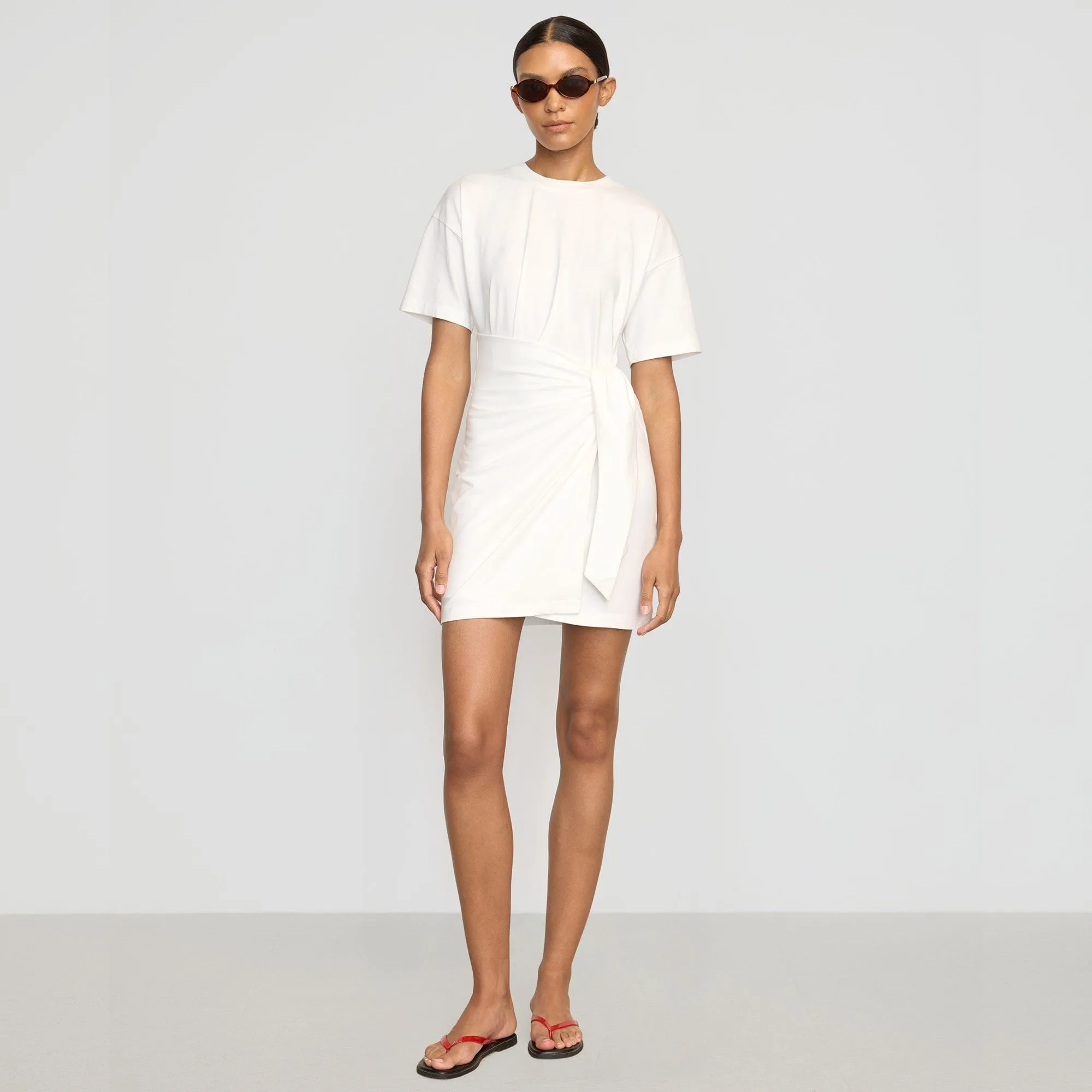 Fallon Organic Cotton T-Shirt Wrap Dress