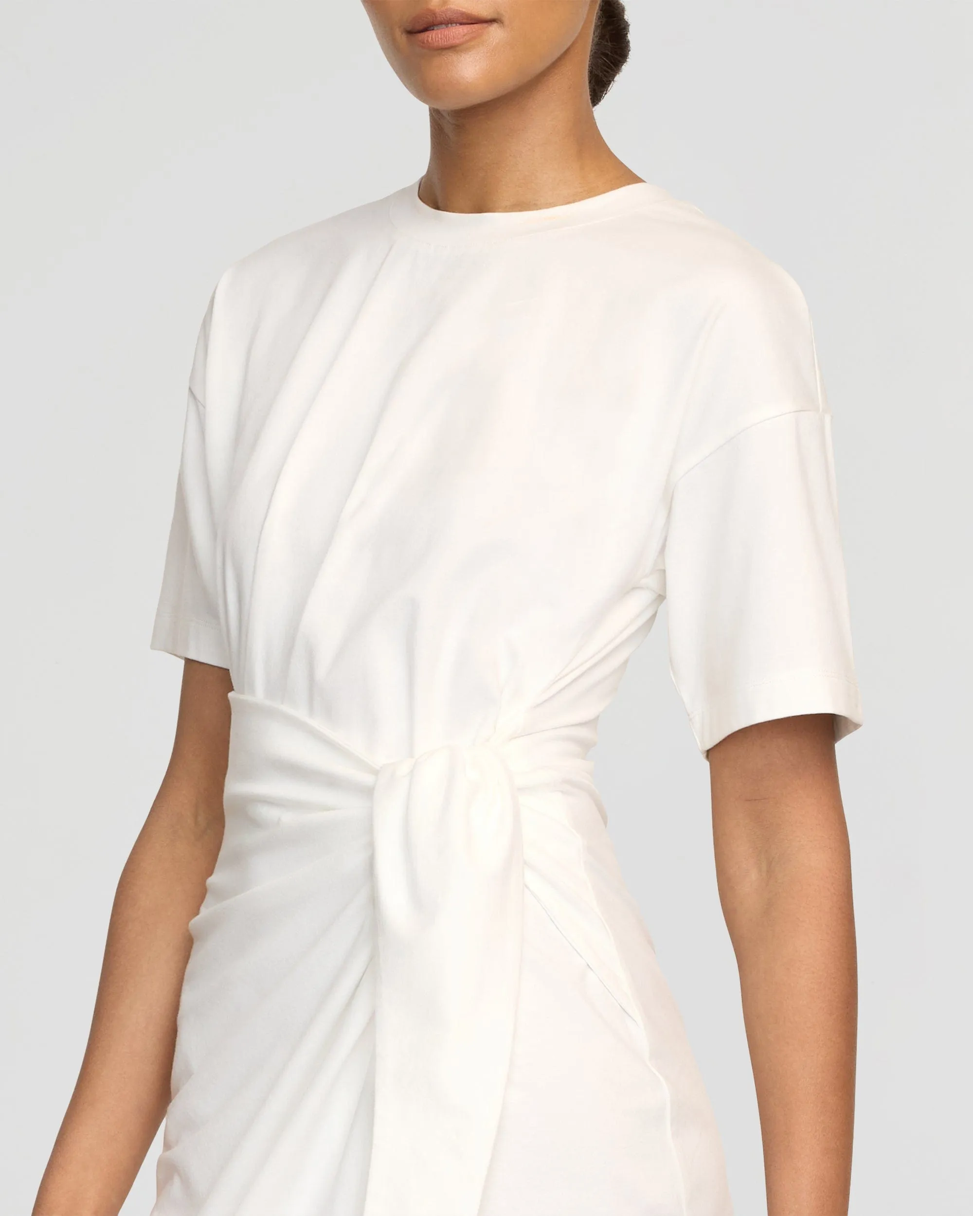 Fallon Organic Cotton T-Shirt Wrap Dress