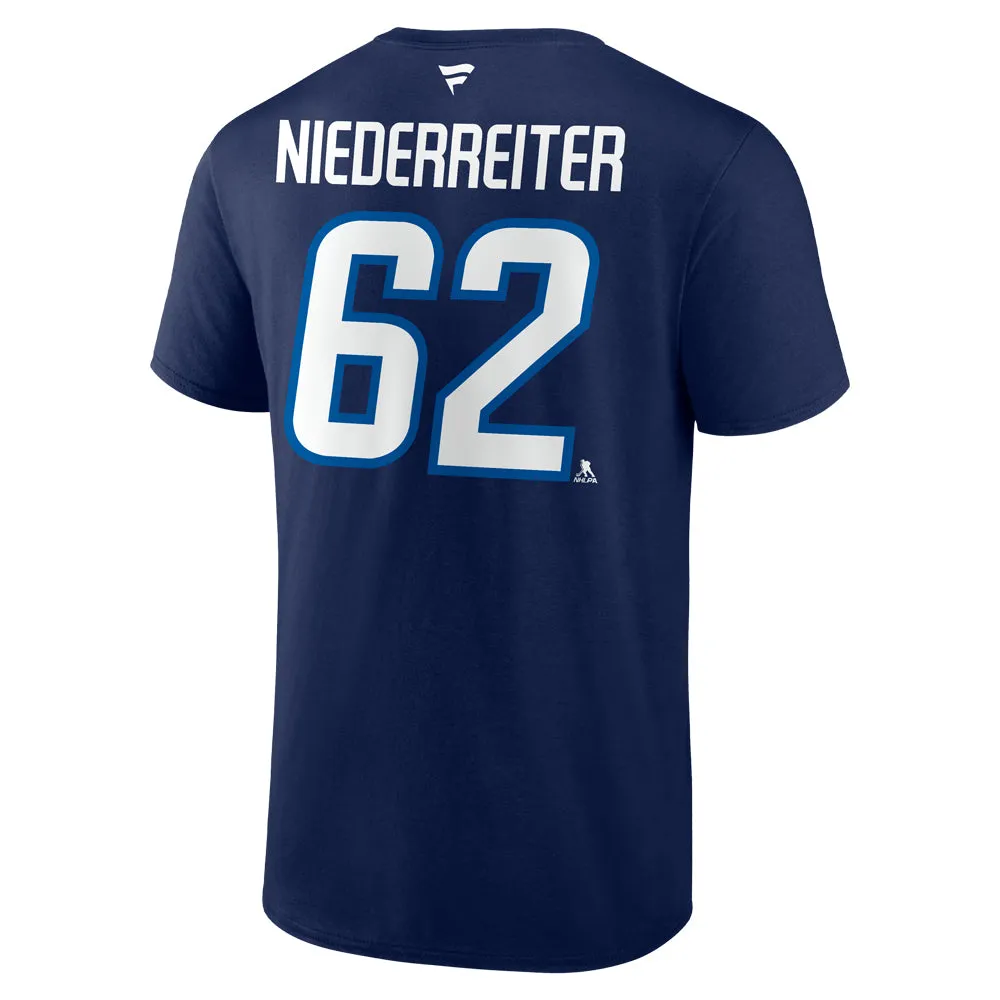 FANATICS NAME/# TEE - 62 NIEDERREITER