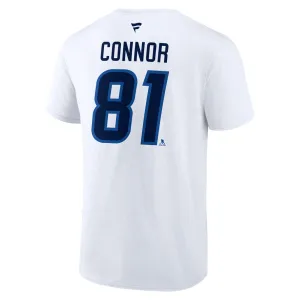 FANATICS WHT NAME/# TEE 81 CONNOR