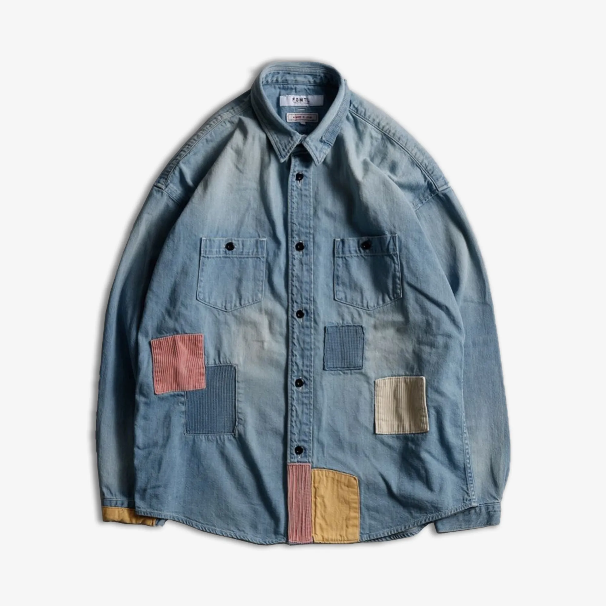 FDMTL | DENIM SHIRT 3YR WASH 23AW  { INDIGO