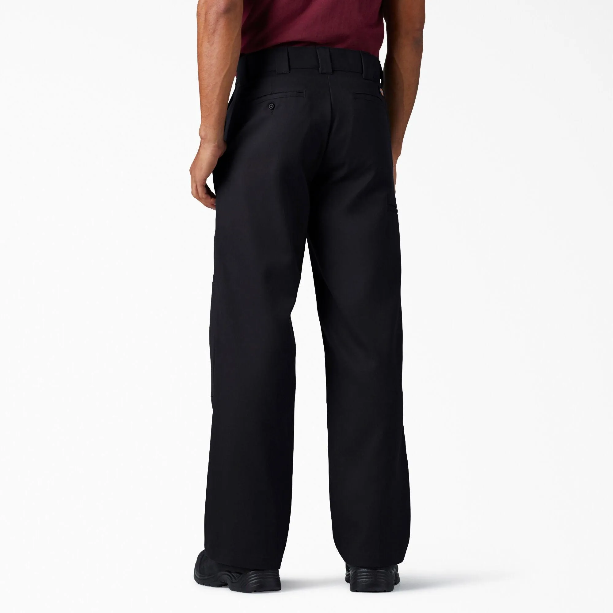 FLEX Loose Fit Double Knee Work Pants - Black