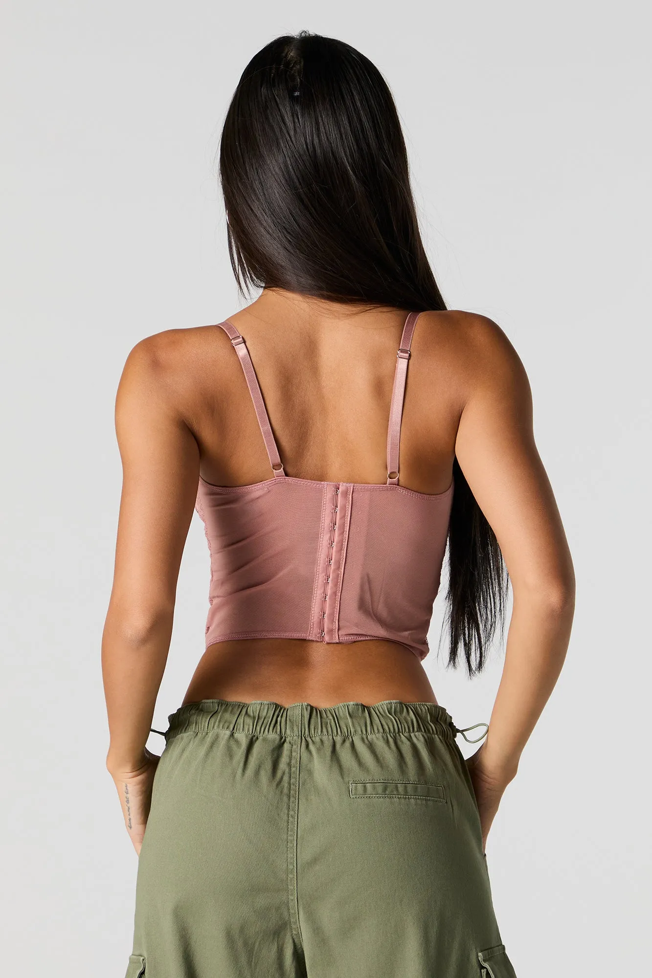 Floral Lace Corset Top