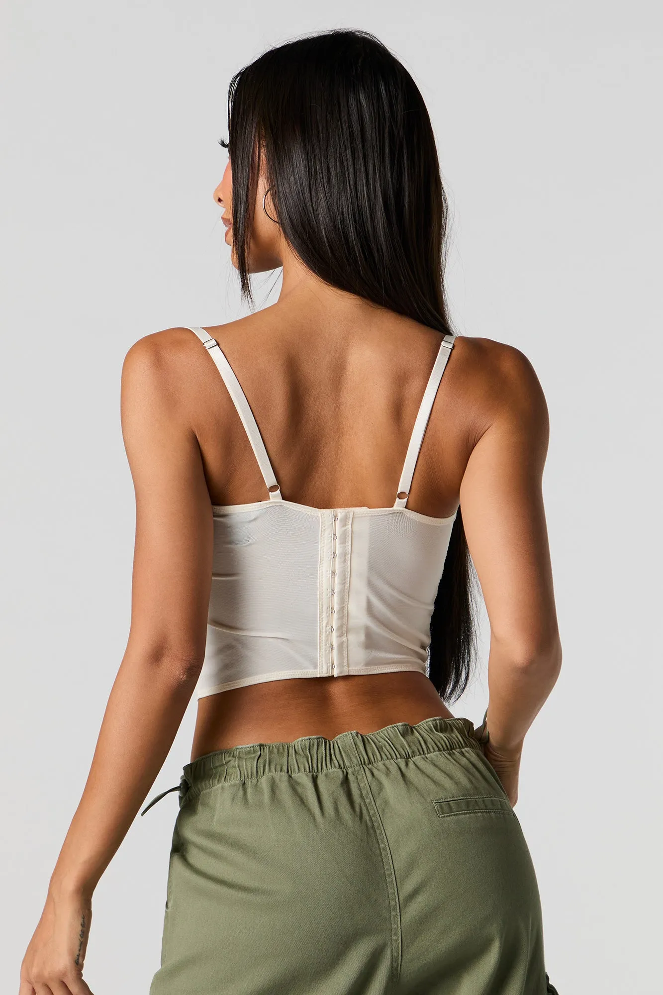 Floral Lace Corset Top