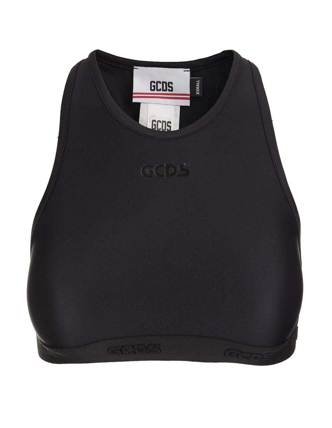 GCDS Logo Printed Sporty Top