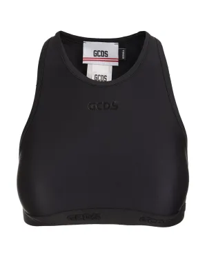 GCDS Logo Printed Sporty Top
