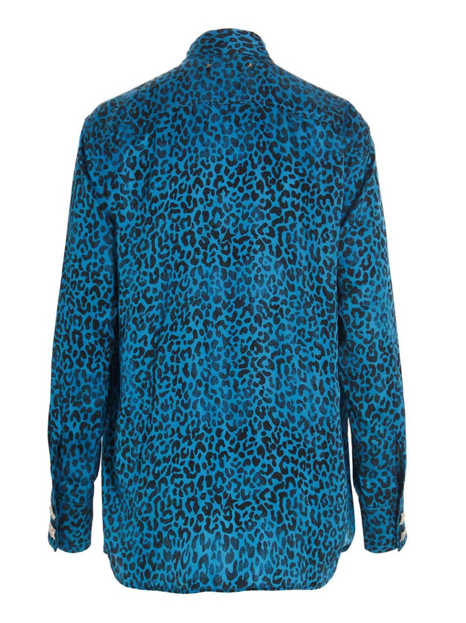 Golden Goose Deluxe Brand Leopard Print Bow Detailed Blouse