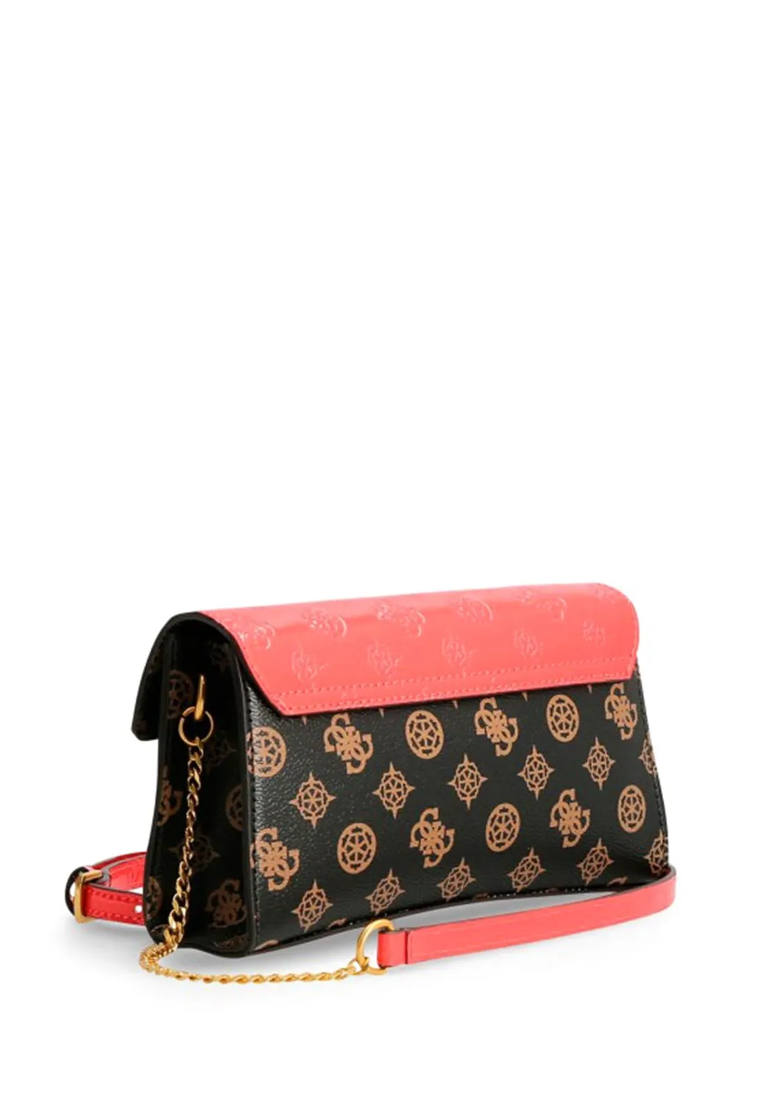 Guess Zira Mini Crossbody Bag, Mocha & Poppy