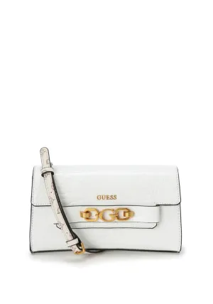 Guess Zira Mini Crossbody Bag, White Multi