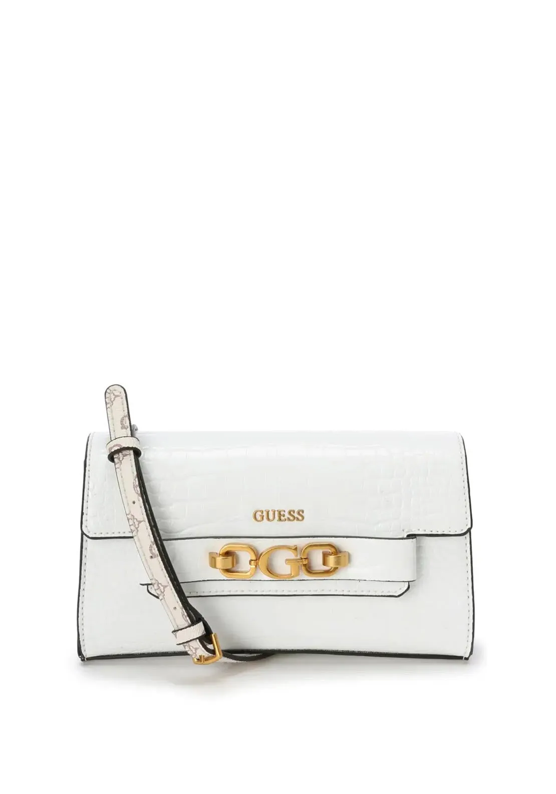 Guess Zira Mini Crossbody Bag, White Multi