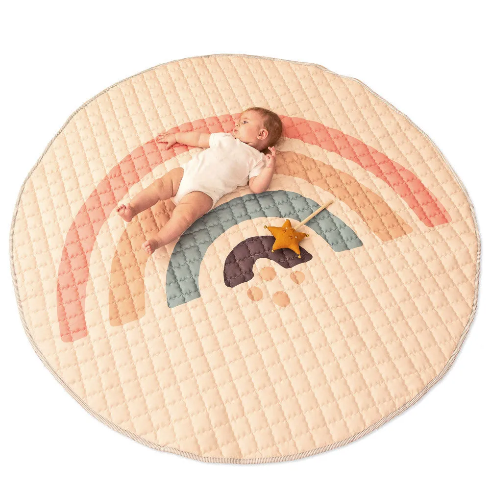 Hakuna Matte Quilted Playmat - Boho Rainbow Extravaganza