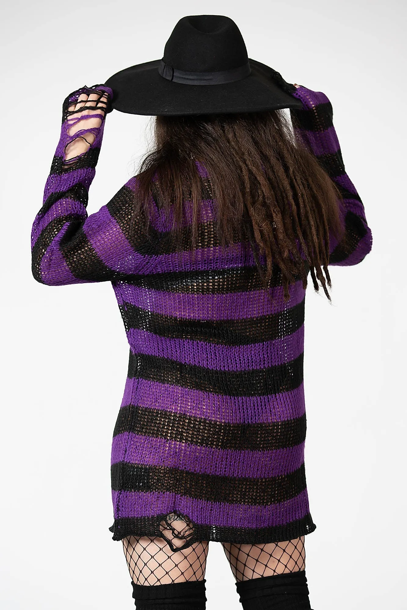 Hazed Out Knit Sweater - Resurrect
