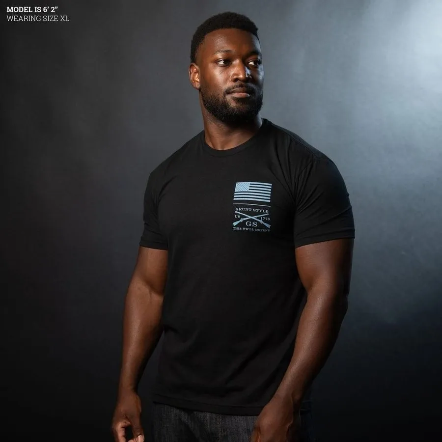 Infrared Skull T-Shirt - Black