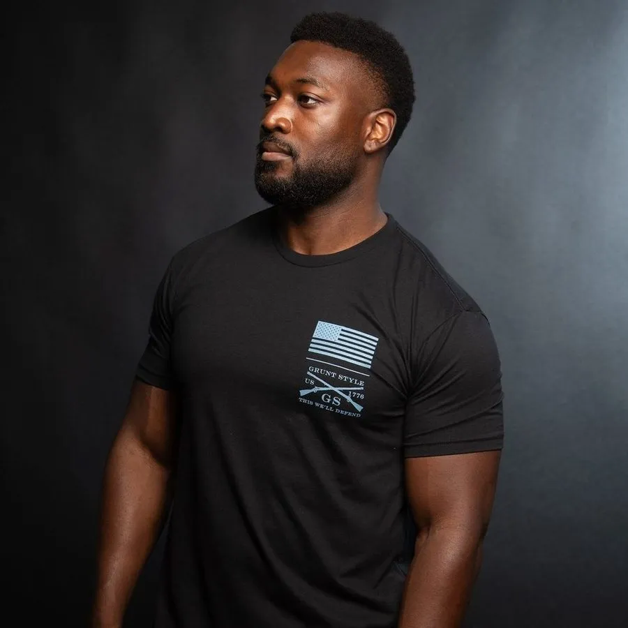 Infrared Skull T-Shirt - Black