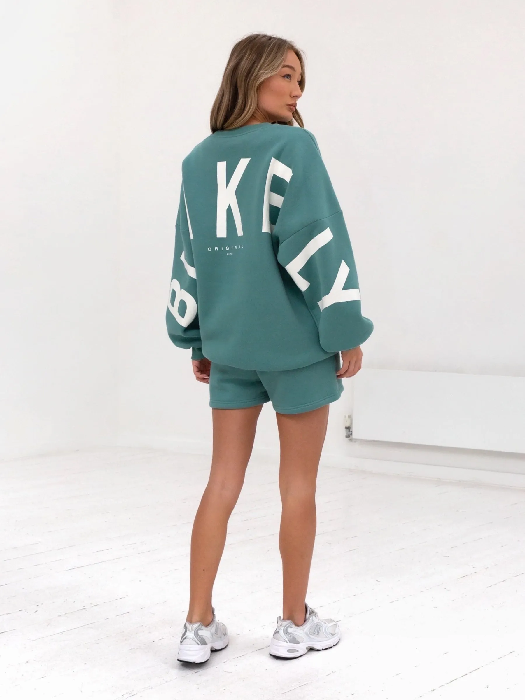 Isabel Oversized Sweater - Dusty Teal