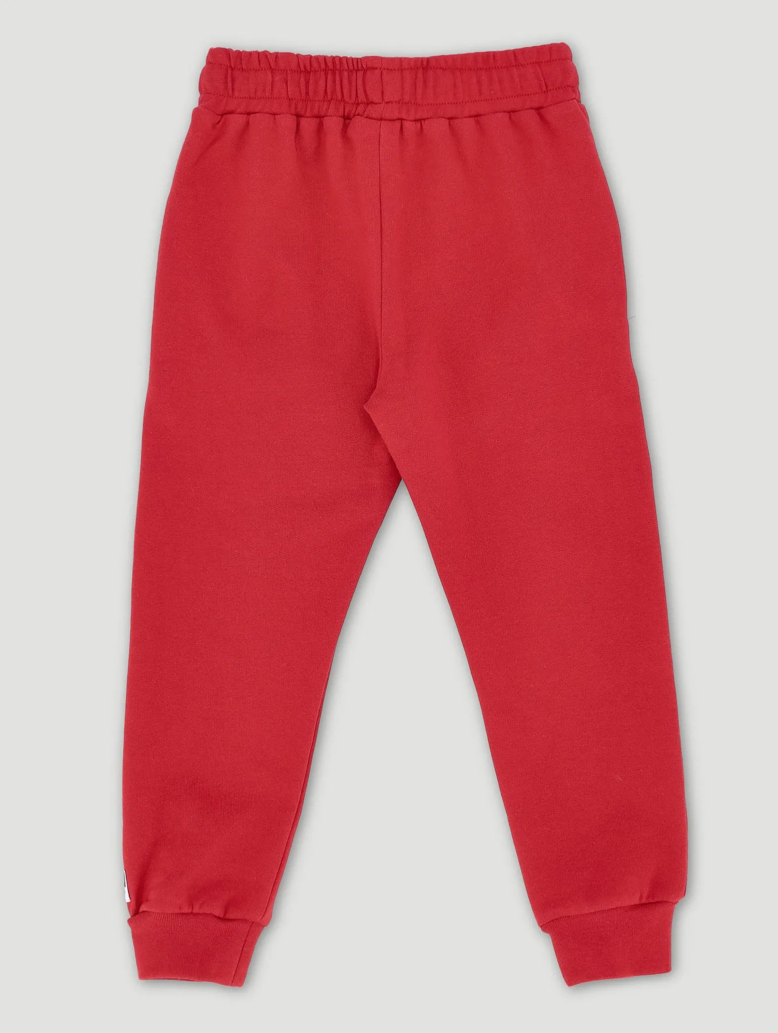 Keedo Boys Red Safari Logo Jogger