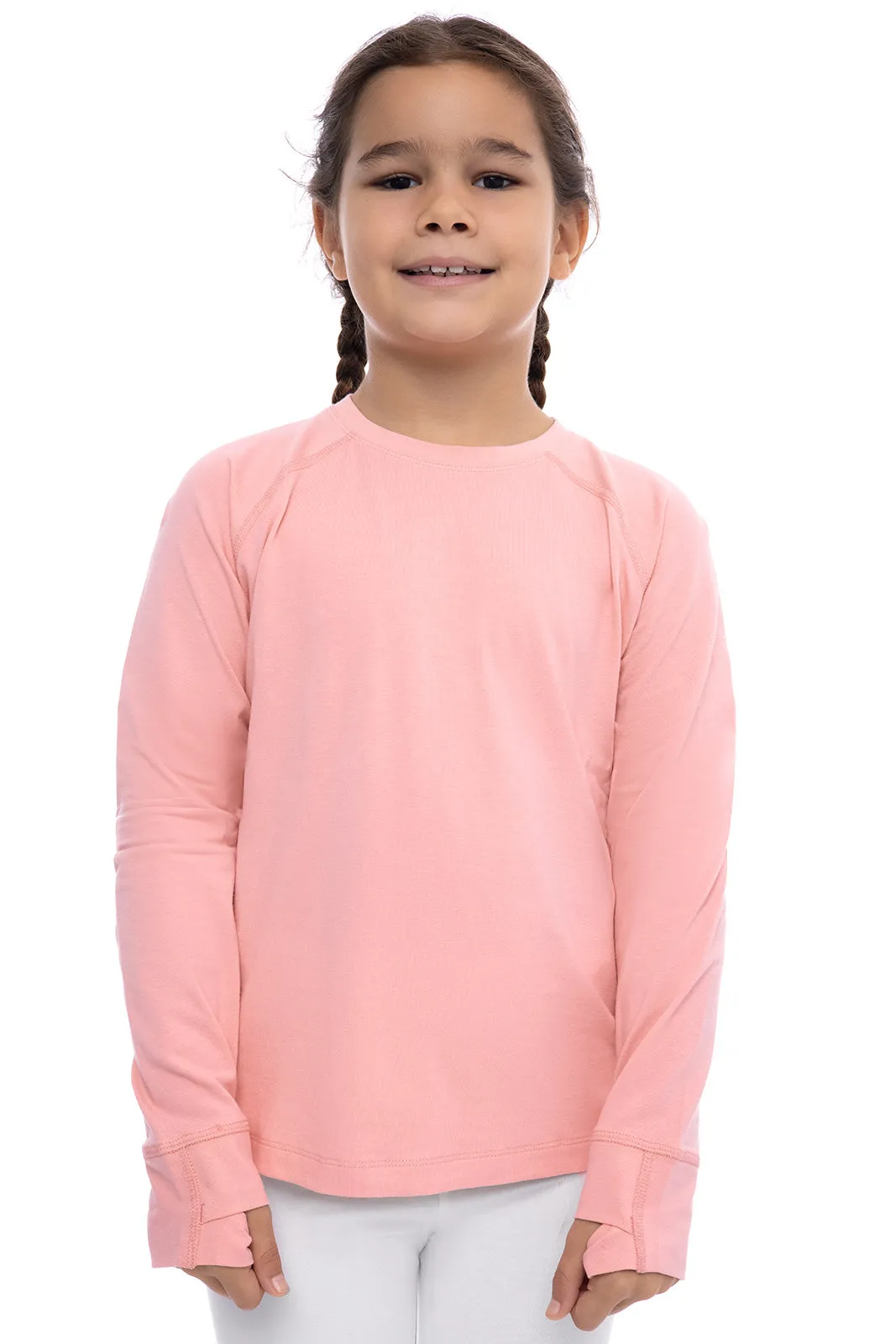 Kid's LumaLeo Long Sleeve T-Shirt | Peachy Pink