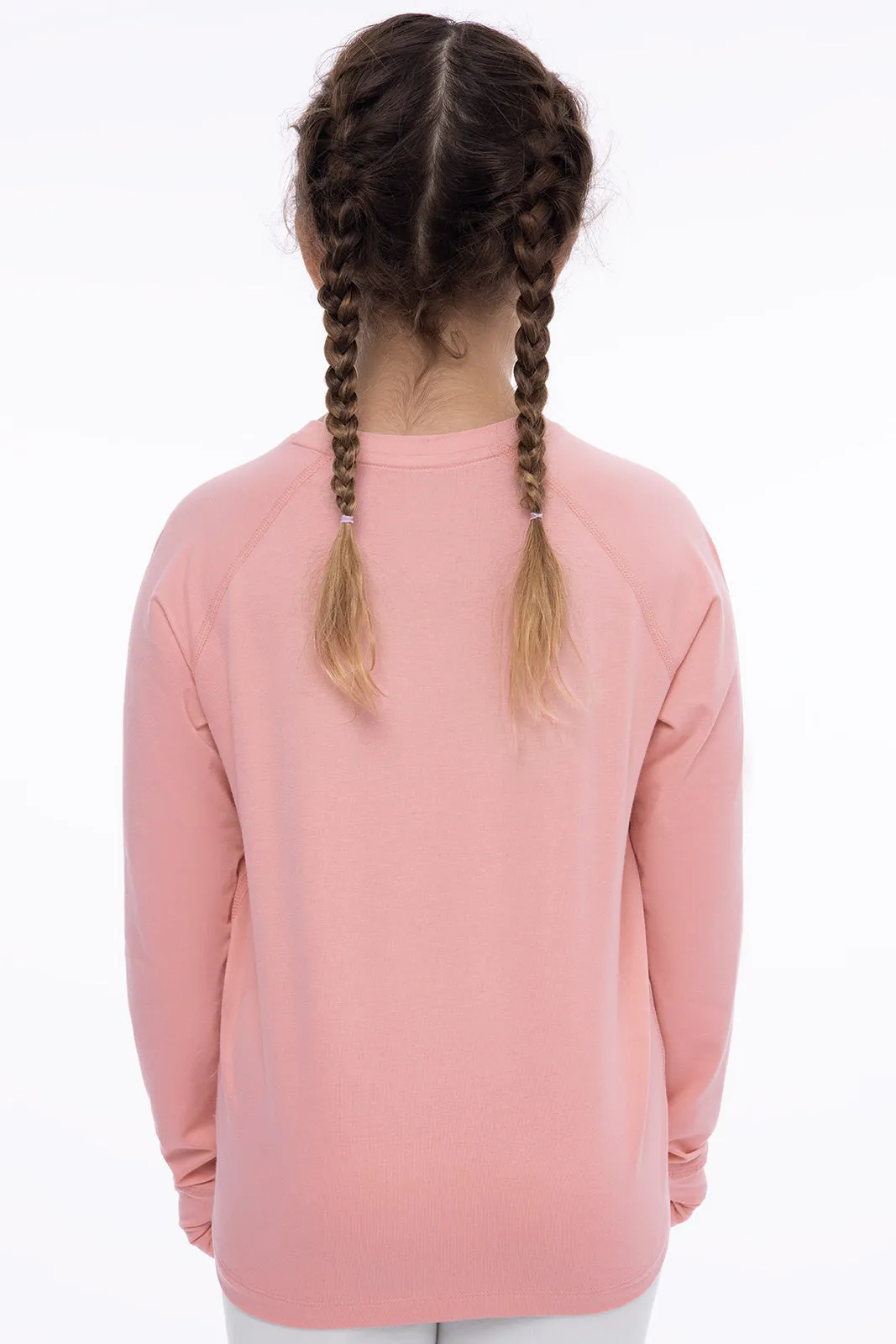 Kid's LumaLeo Long Sleeve T-Shirt | Peachy Pink