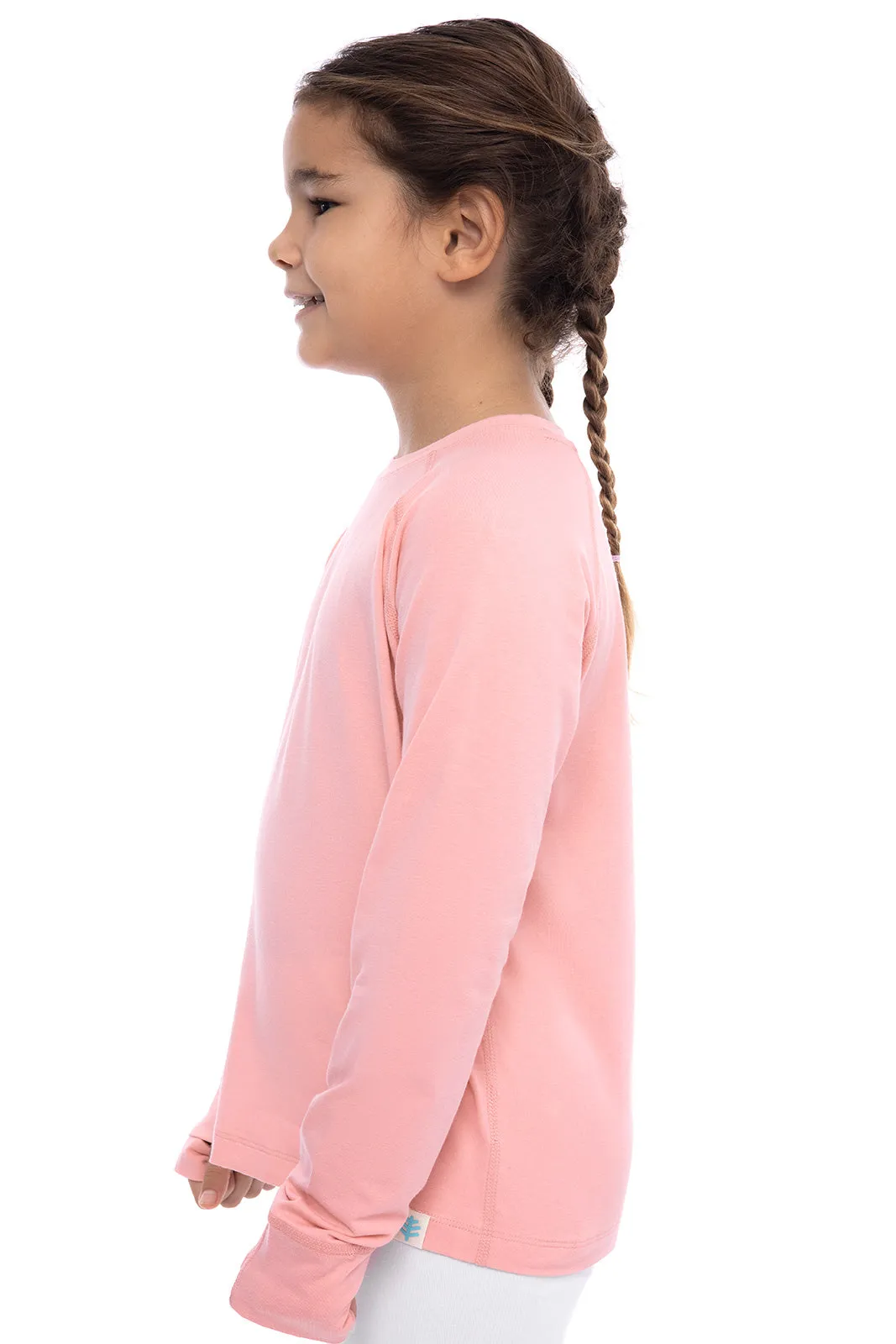Kid's LumaLeo Long Sleeve T-Shirt | Peachy Pink